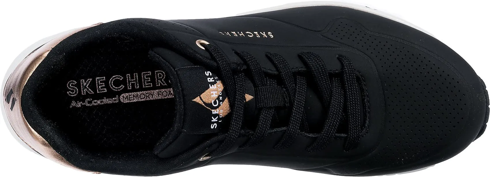 Skechers Uno-Golden Women's Sneakers 177094 Black - immagine 8