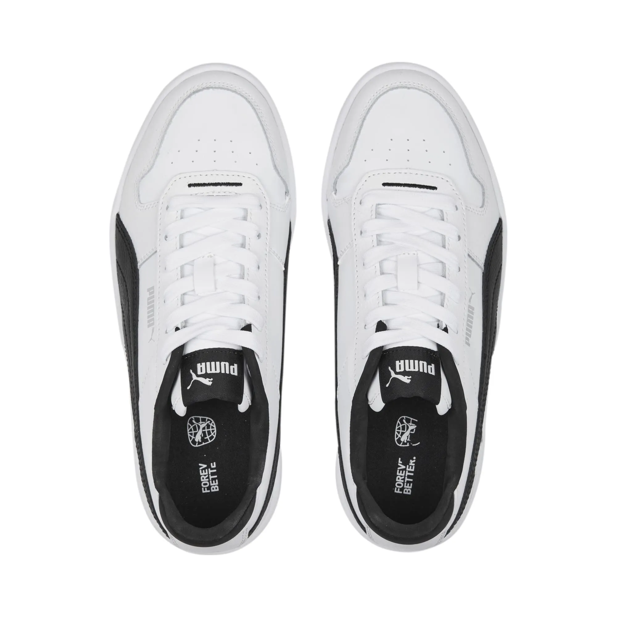 PUMA Women's Carina Street Sneakers, Puma White Puma Black Puma Silver, 38.5 EU - immagine 6