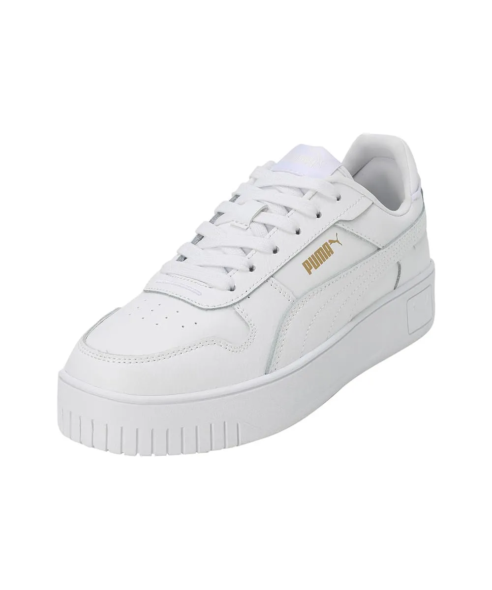Puma Women Carina Street Scarpe da ginnastica, Puma White Puma White Puma Gold, 41 EU - immagine 1