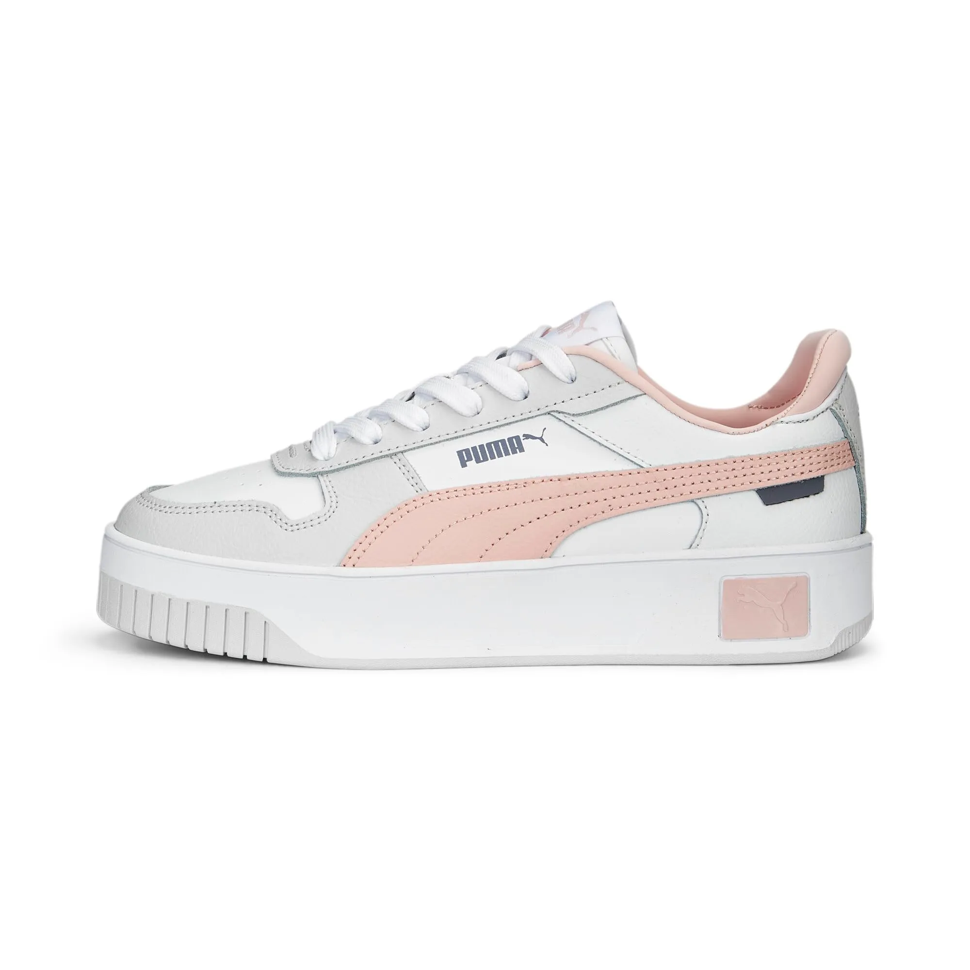PUMA Women's Carina Street Sneakers - Puma White Rose Dust Feather Gray, 37 EU - immagine 1