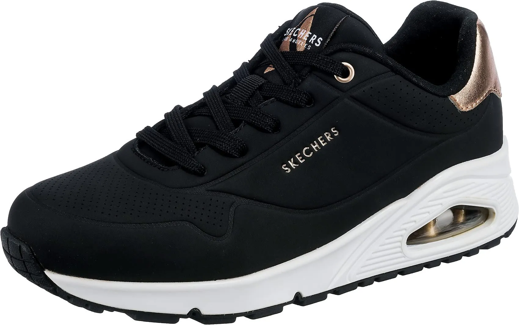 Skechers Uno-Golden Air 177094-BLK Women's Sneakers, Black, 42 EU - immagine 1