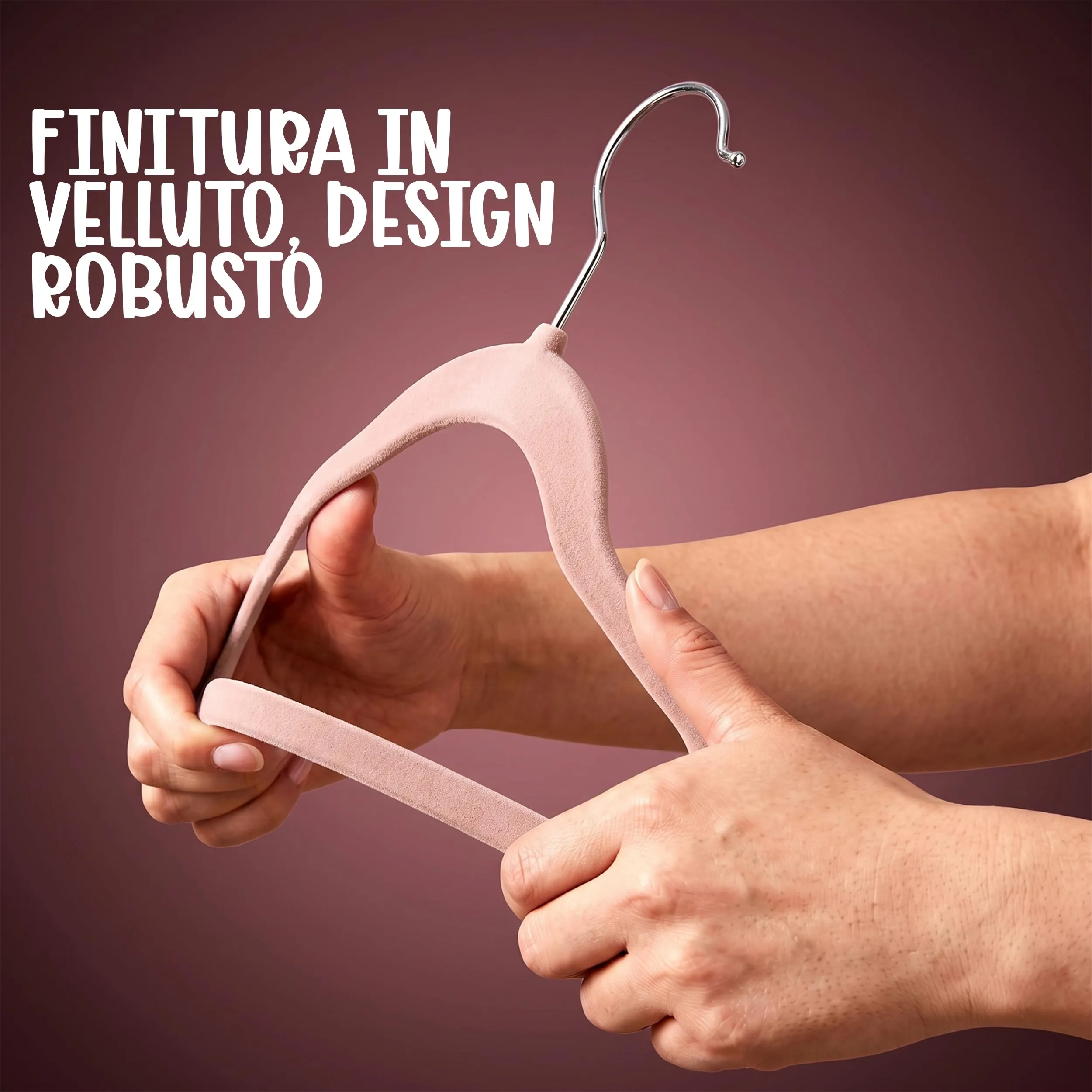Utopia Home Grucce in Velluto per Bambini, Rosa, Confezione da 50 - immagine 5