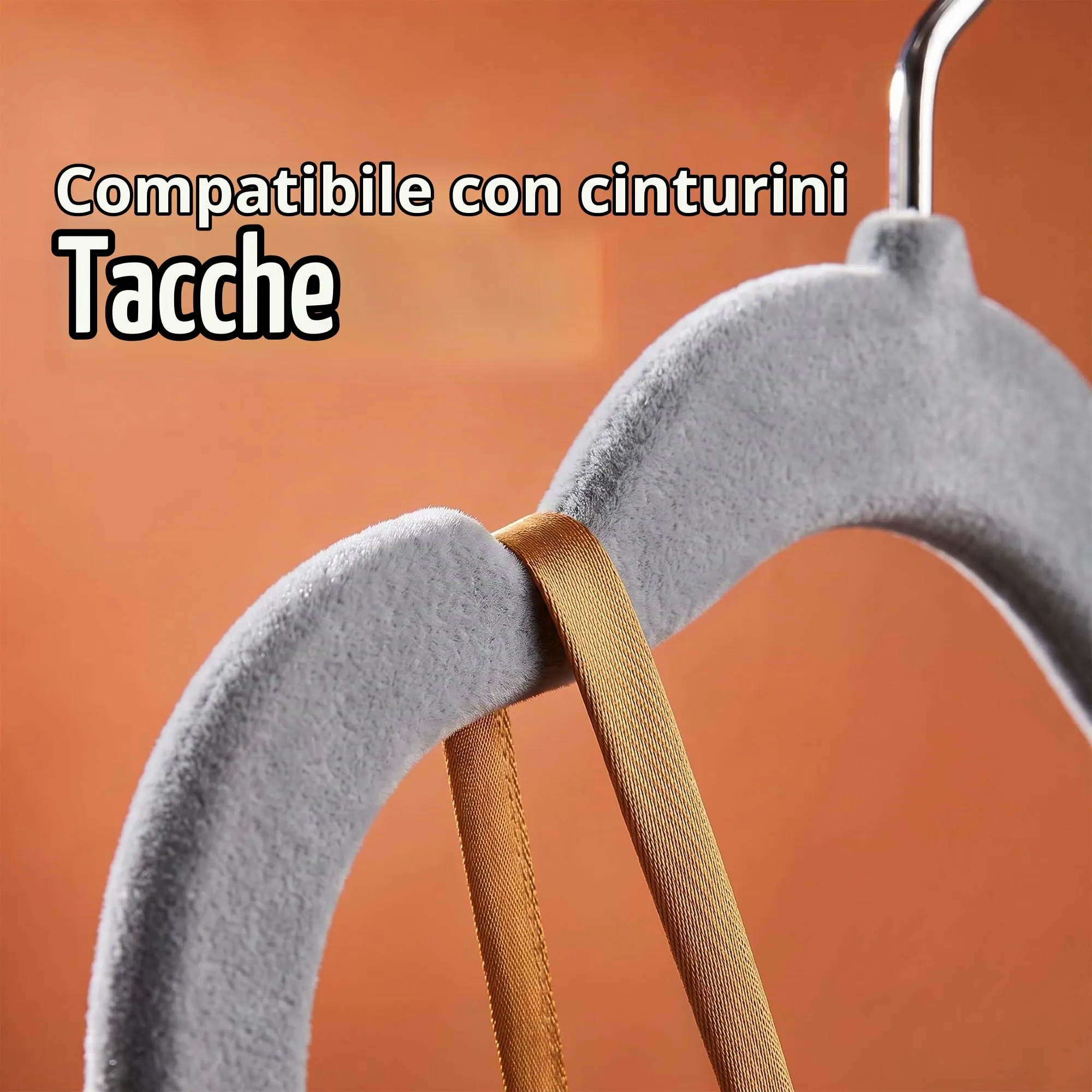 Utopia Home Grucce per bambini in velluto, 28 cm, confezione da 20, grigio - immagine 8