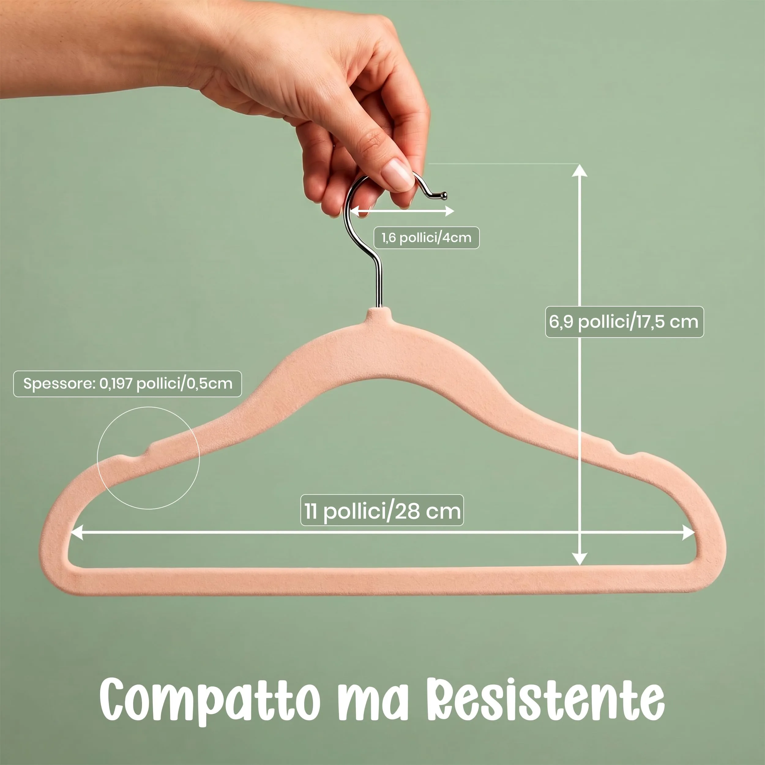 Utopia Home Grucce Bambini in Velluto, Rosa, Confezione da 30 - immagine 3