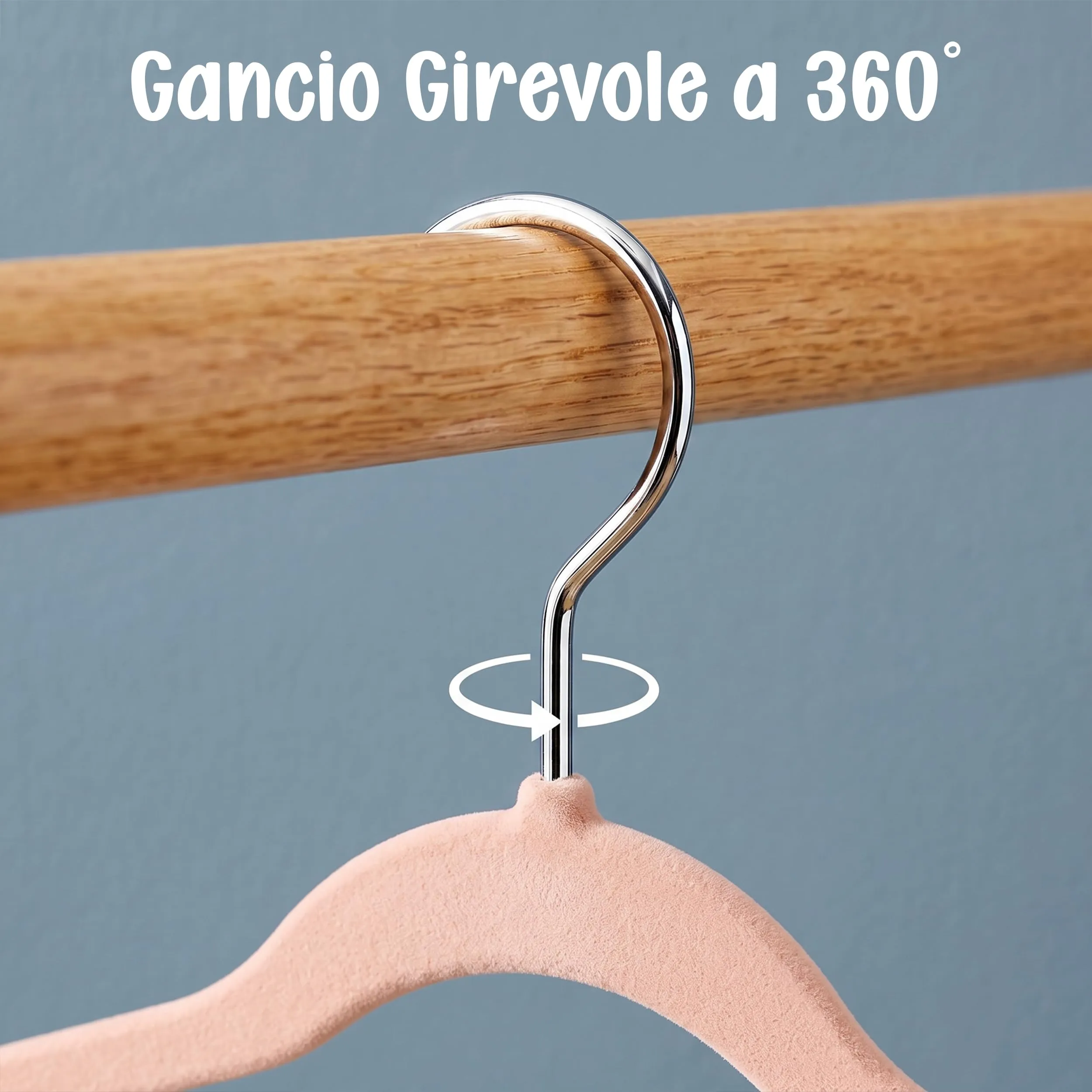 Utopia Home Grucce Bambini in Velluto, Rosa, Confezione da 30 - immagine 6