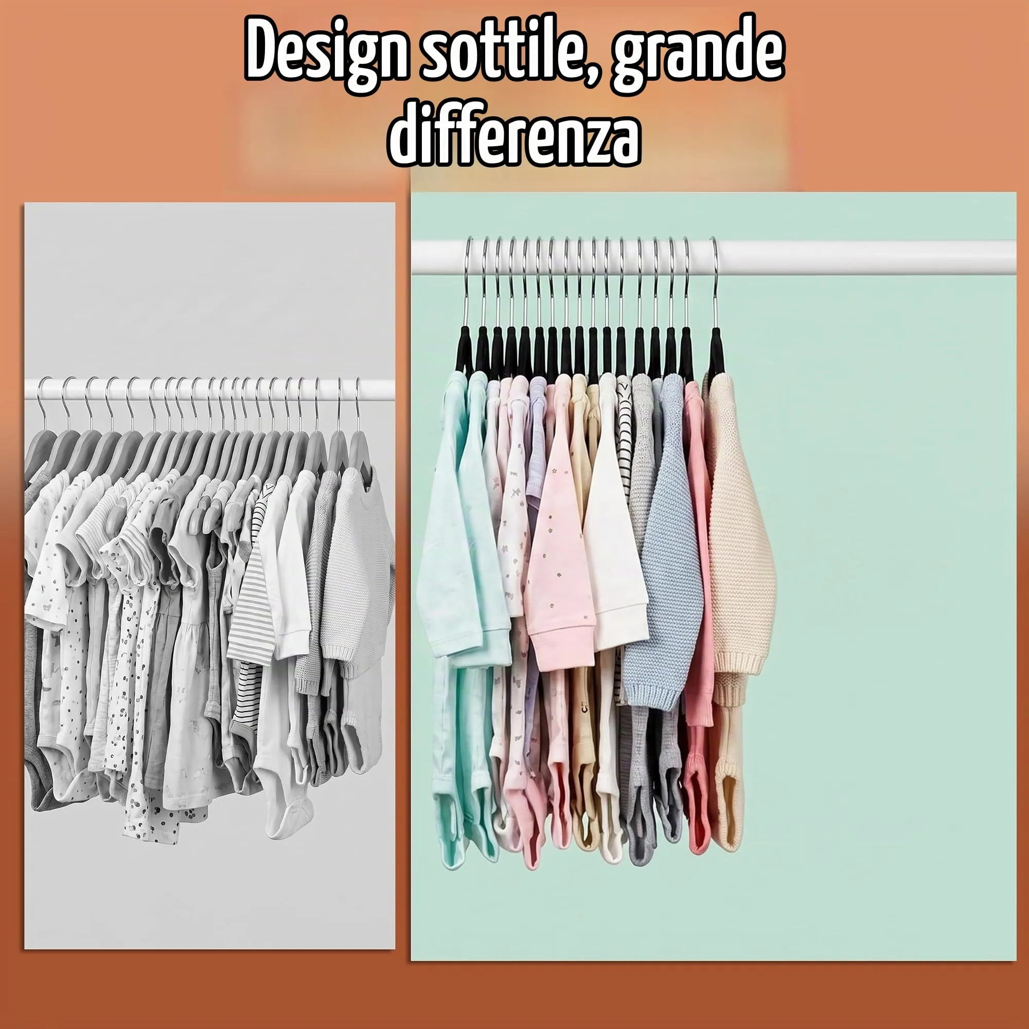 Utopia Home Grucce in velluto per bambini, 28 cm, Nero, Confezione da 50 - immagine 6