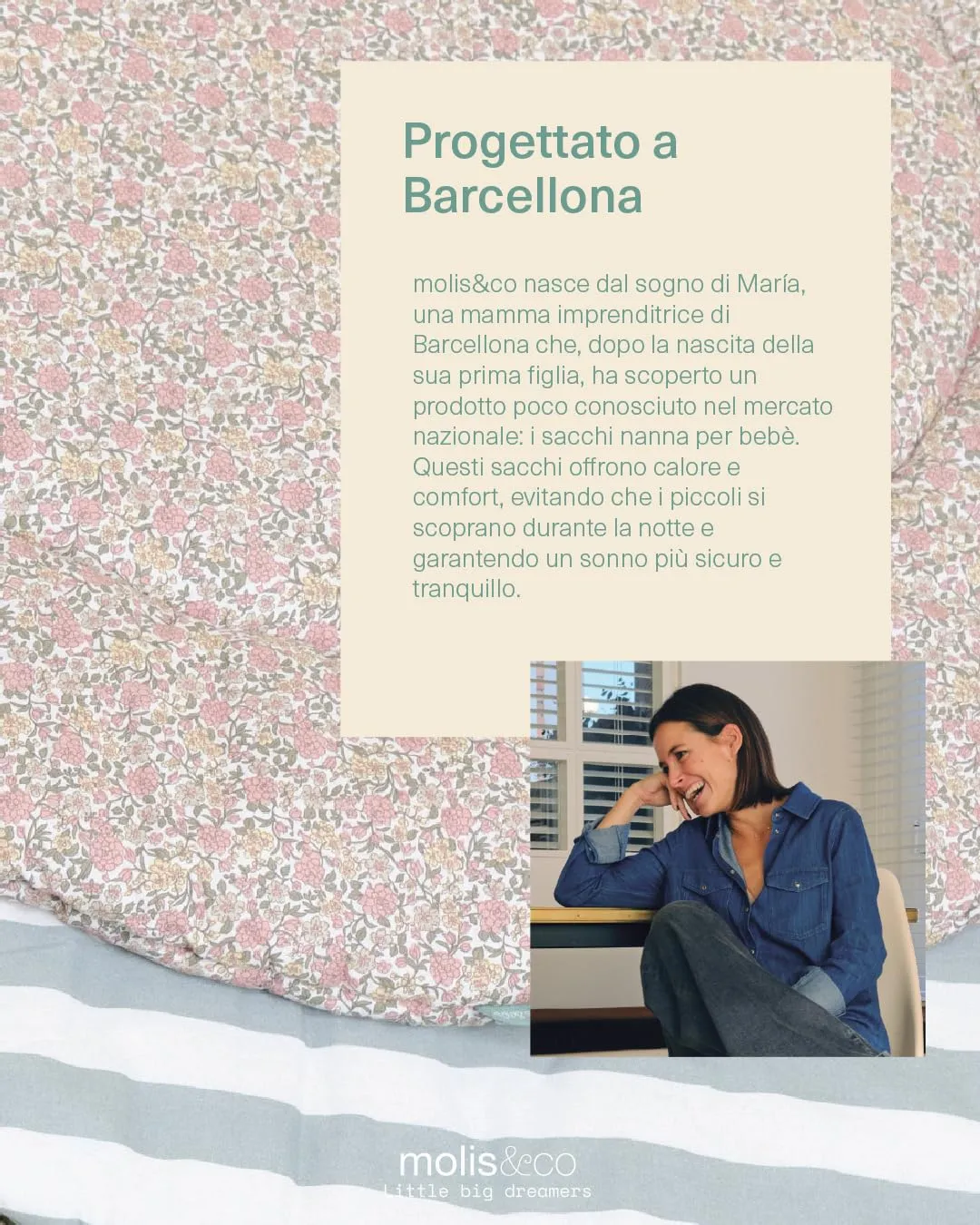 molis&co Sacco Passeggino Invernale TOG 6.5 Universale 100% Cotone OEKO-TEX 100 - Mint Tea - immagine 7