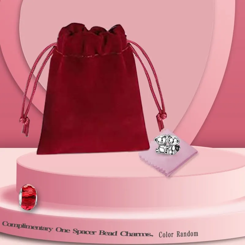 LNQOBU Ciondolo Charm Donna in Argento Sterling 925 per Bracciali e Collane - immagine 7