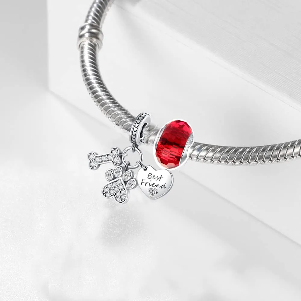 LNQOBU Ciondolo Charm Donna in Argento Sterling 925 per Bracciali e Collane - immagine 2