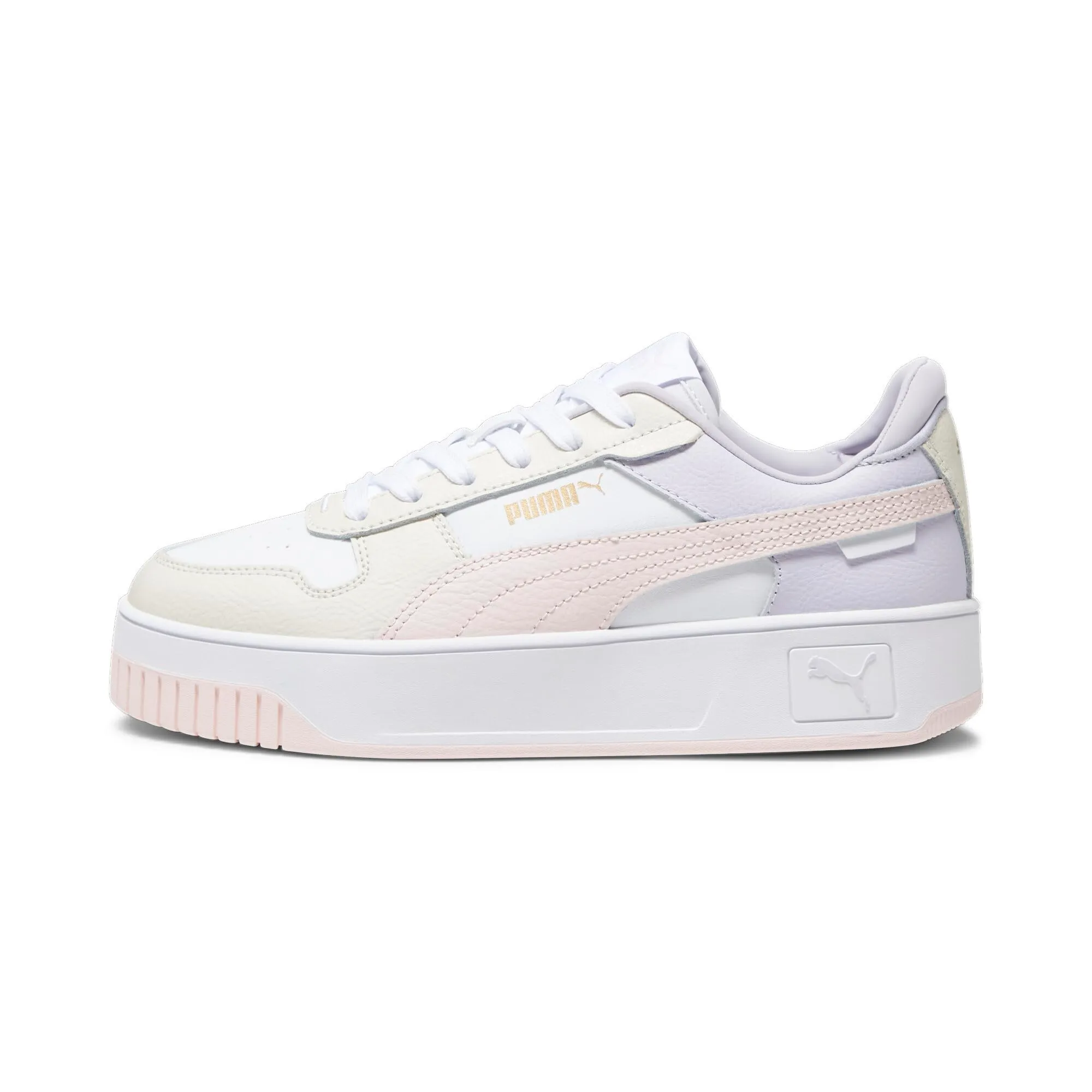 PUMA Women's Carina Street Sneakers, White Frosty Pink Alpine Snow, 36 EU - immagine 1