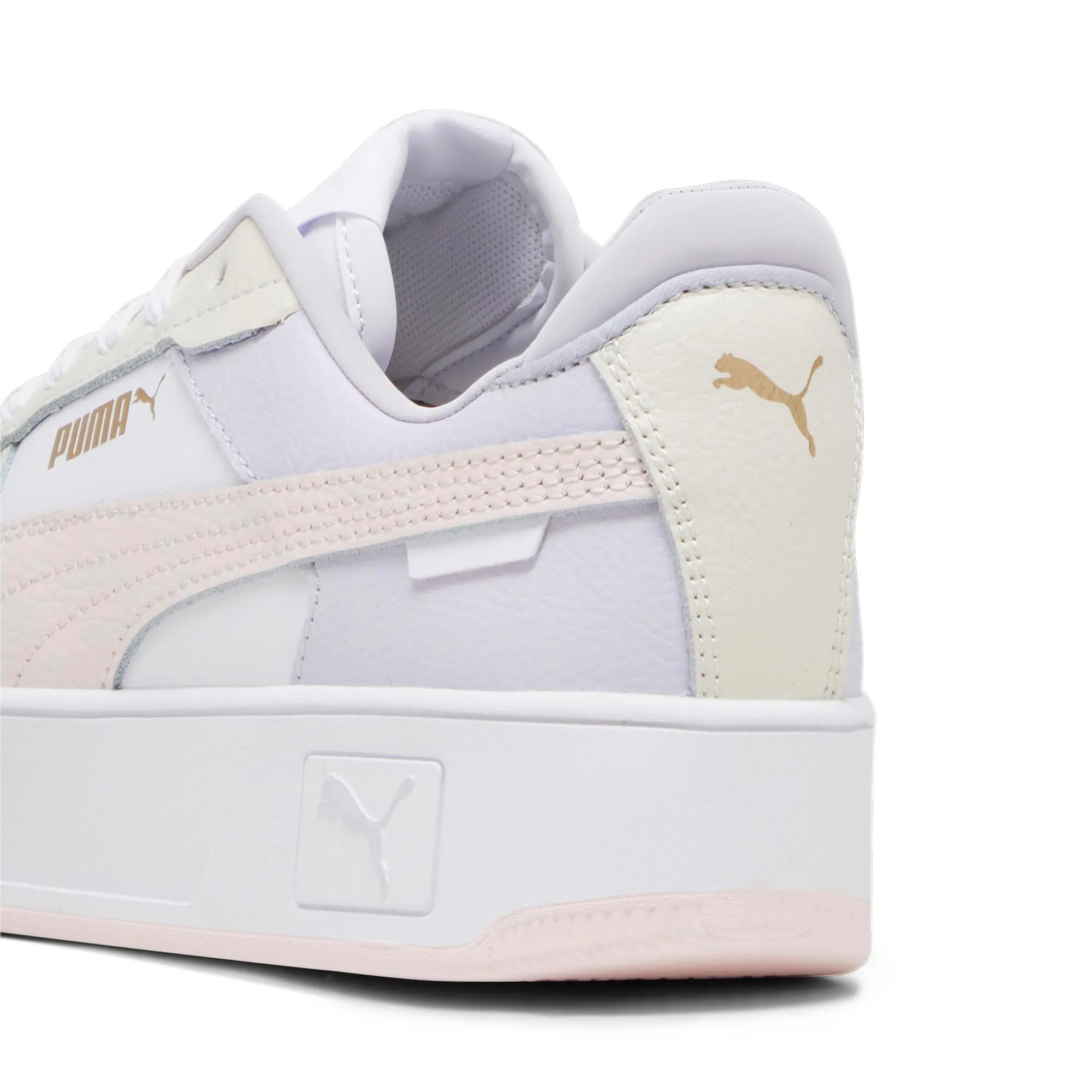 PUMA Women Carina Street Sneakers, White Frosty Pink Alpine Snow, 40 EU - immagine 5