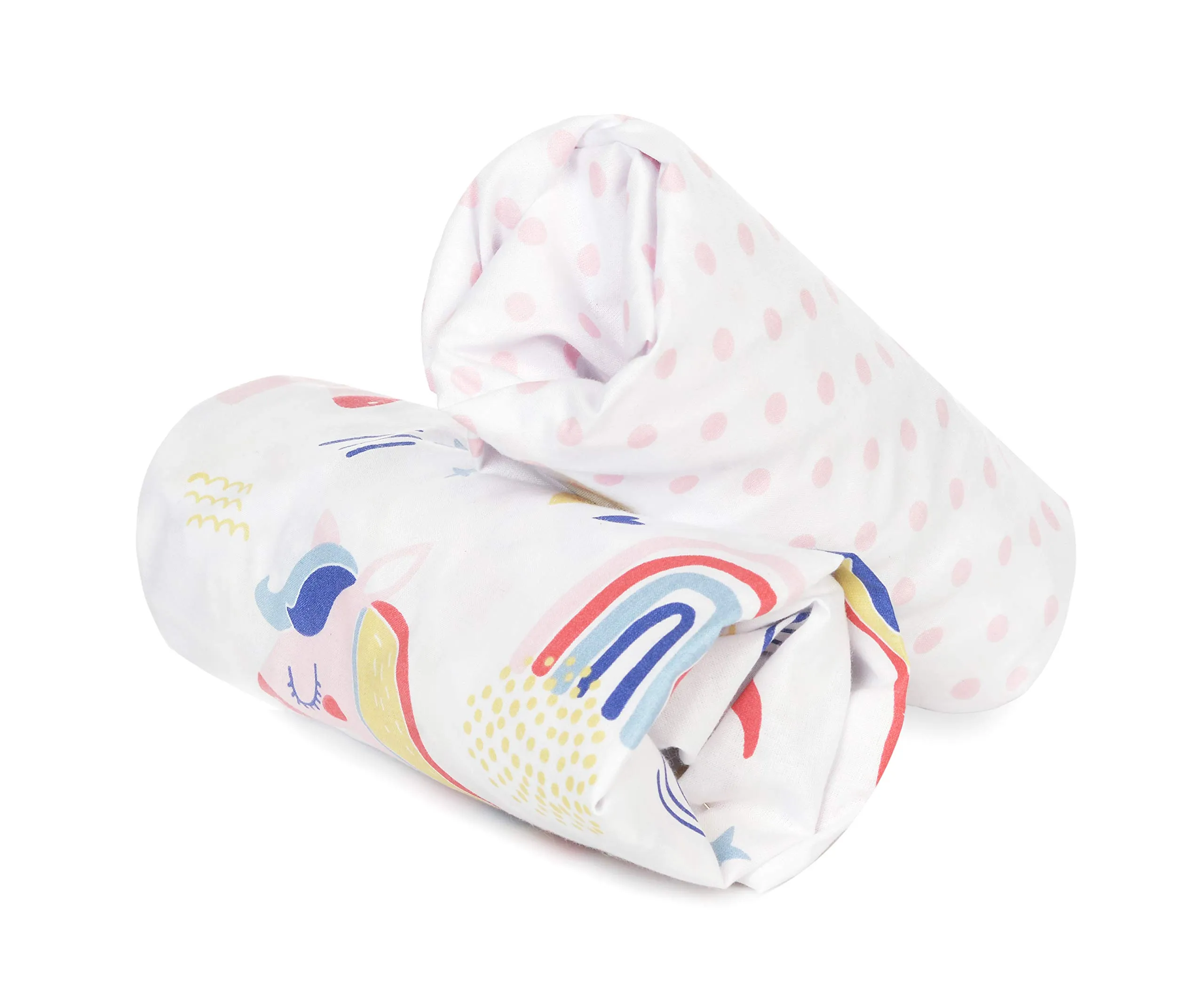 FlyIdeas Set 2 Lenzuola con Angoli Letto Bambino 80x160 cm, 100% Cotone, Animalier - immagine 1