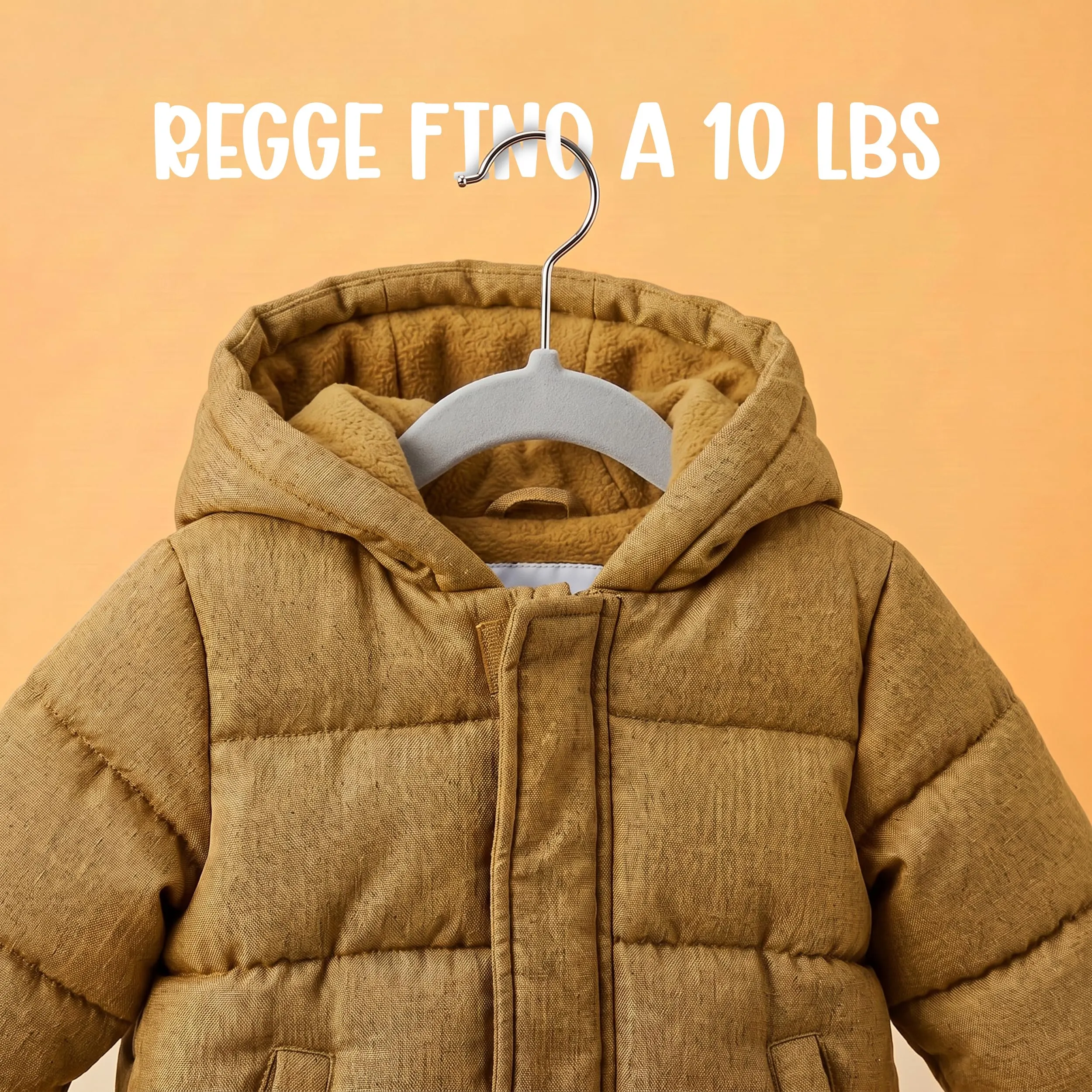 Utopia Home Grucce Bambini in Velluto, Grigio, Confezione da 50 - immagine 4