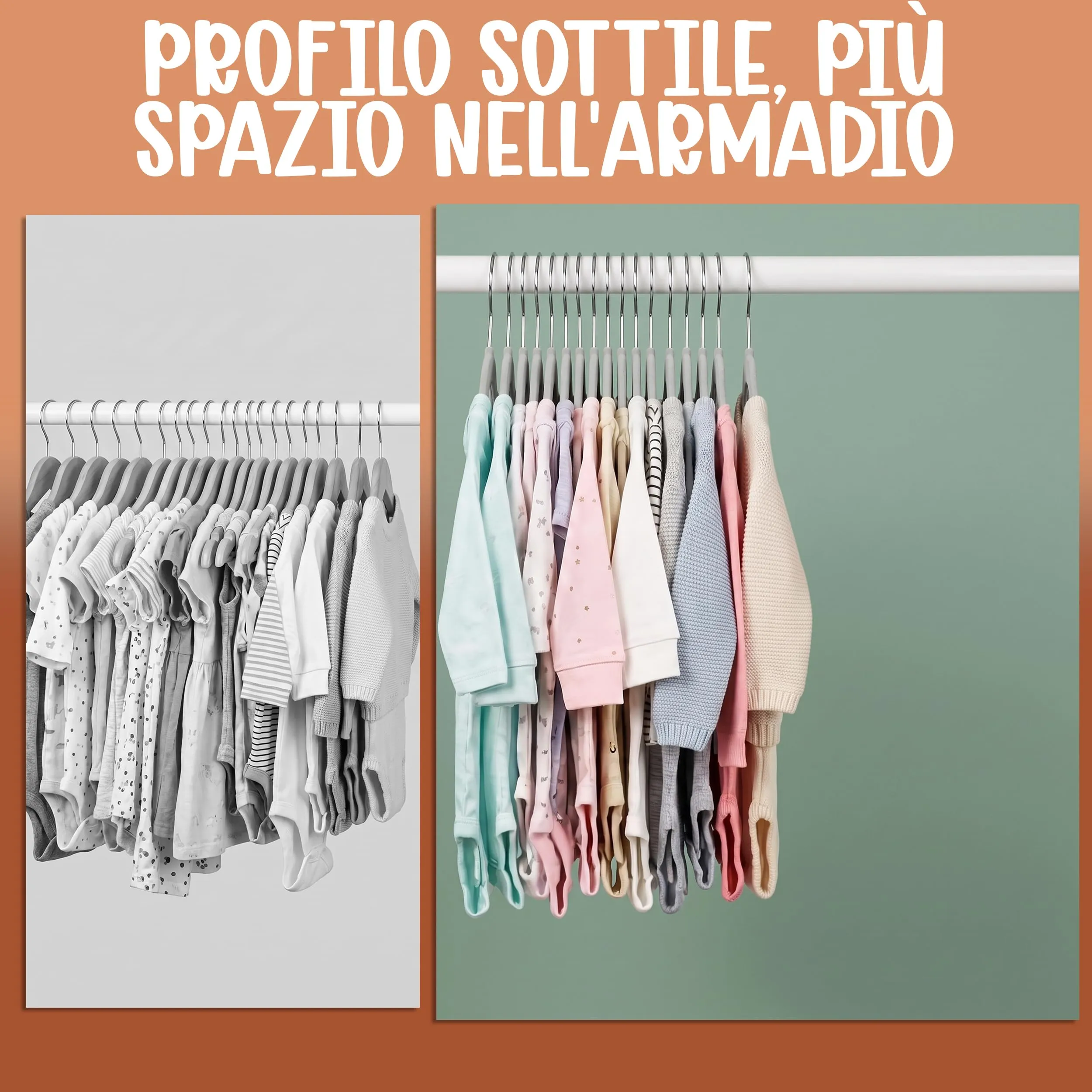 Utopia Home Grucce Bambini in Velluto, Grigio, Confezione da 50 - immagine 7