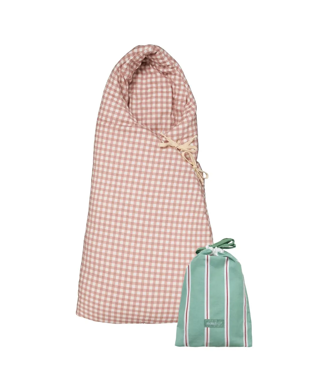molis&co Sacco Passeggino Invernale Universale TOG 6.5, 100% Cotone OEKO-TEX 100 - Dusty Rose - immagine 1