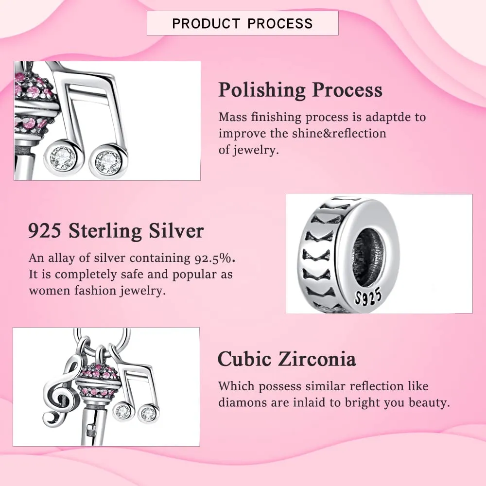LNQOBU Ciondolo Charm Donna in Argento Sterling 925 per Bracciali e Collane - immagine 5