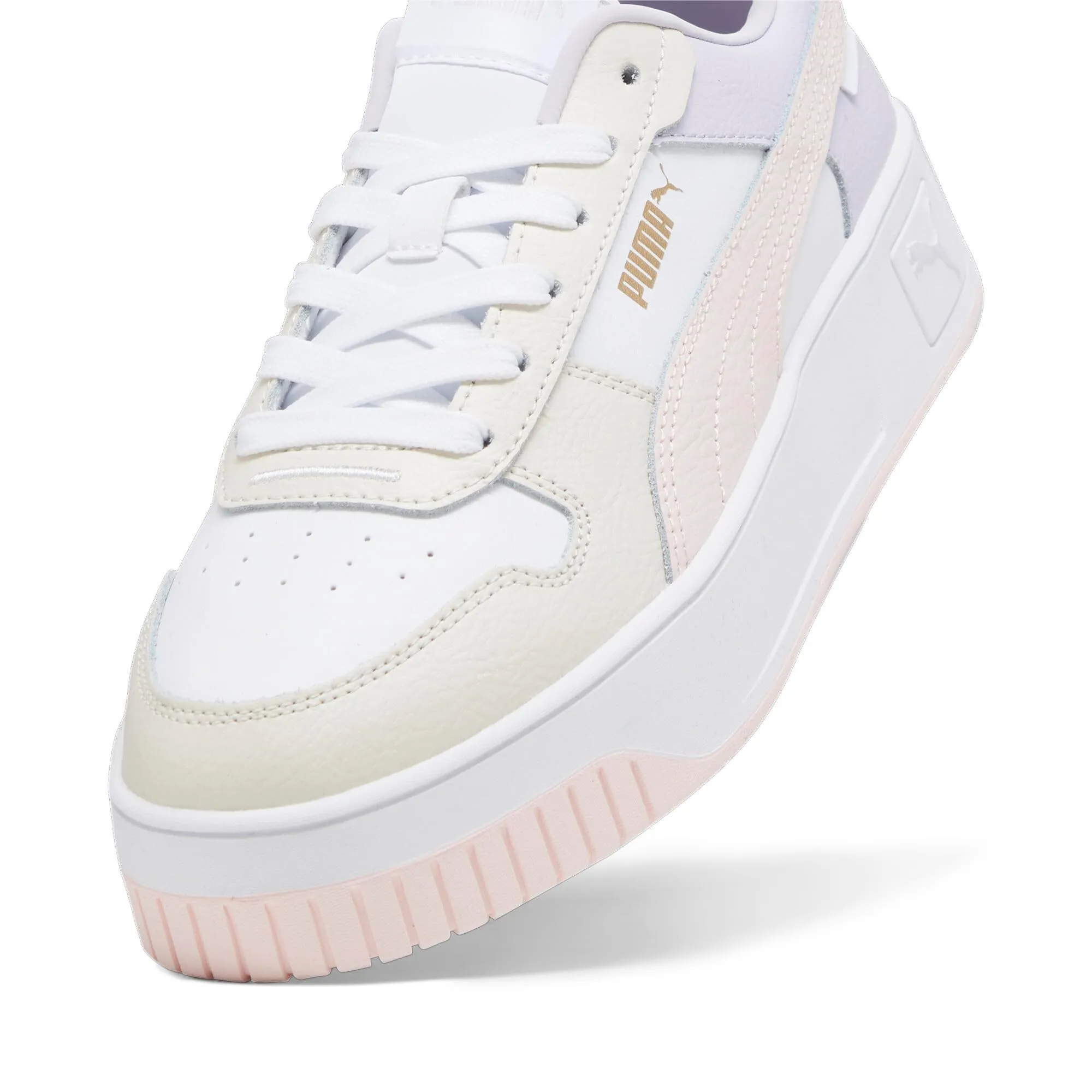 PUMA Women's Carina Street Sneakers, White Frosty Pink Alpine Snow, 41 EU - immagine 8