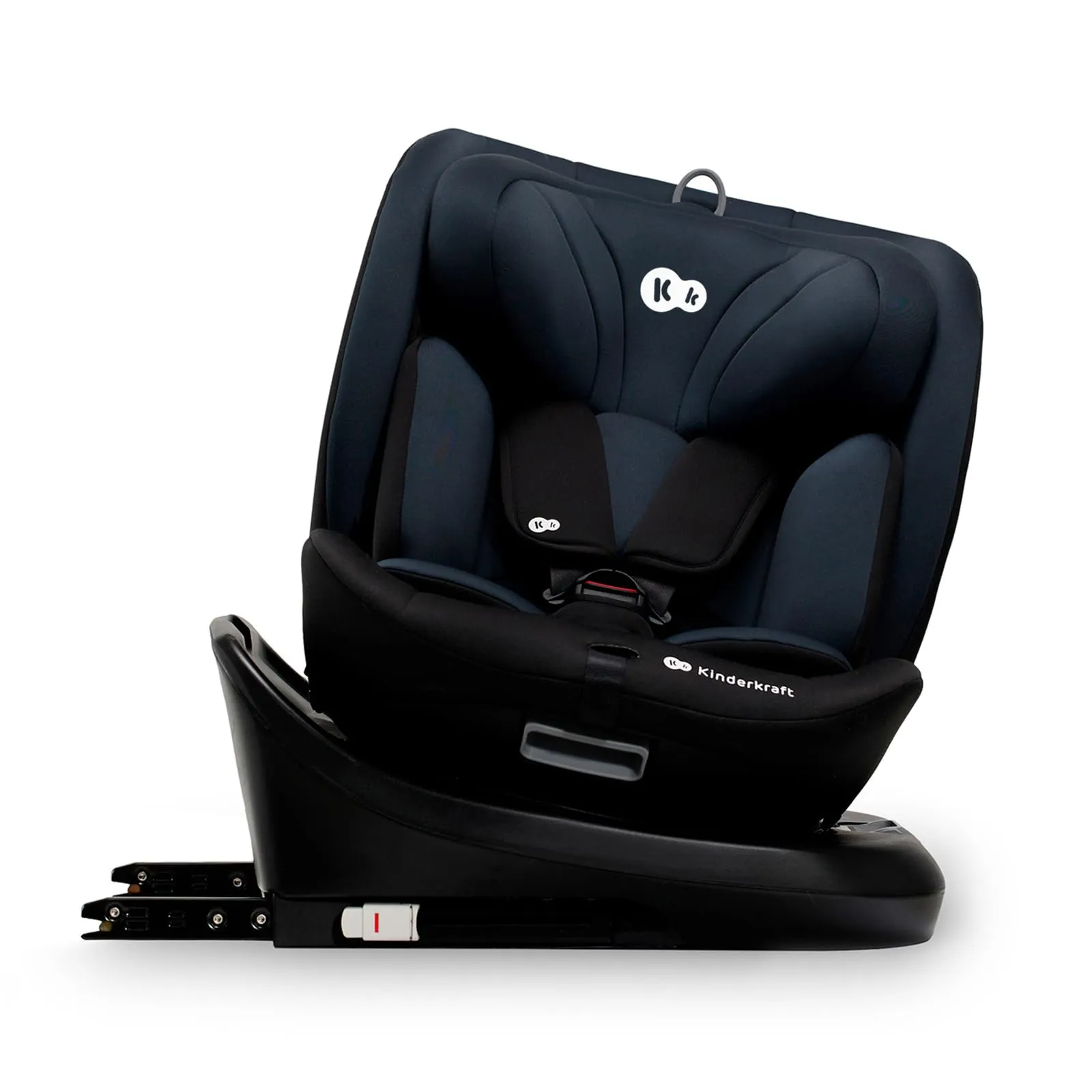 Kinderkraft I-GROW Seggiolino Auto 40-150 cm ISOFIX Girevole 360°, Nero - immagine 10