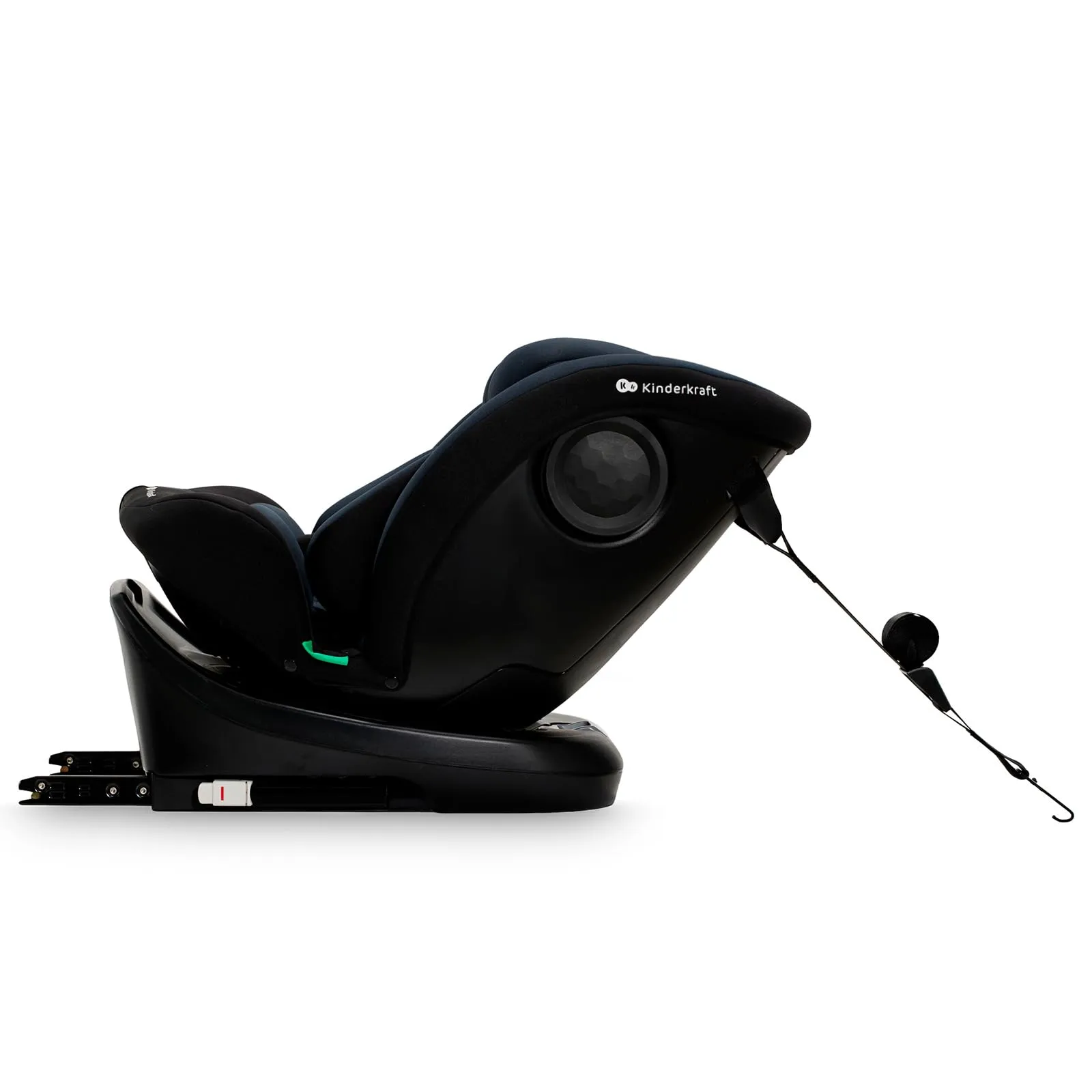 Kinderkraft I-GROW Seggiolino Auto 40-150 cm ISOFIX Girevole 360°, Nero - immagine 11