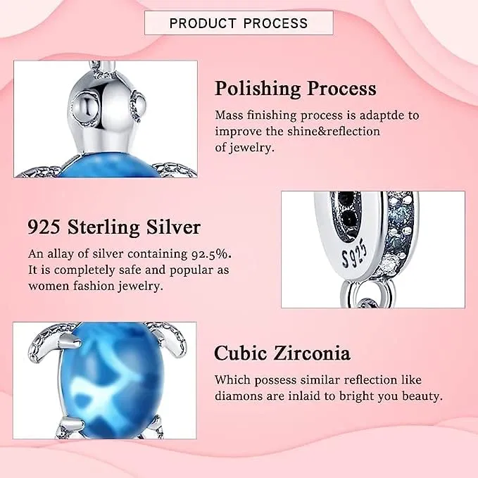 LNQOBU Ciondolo Charm Donna in Argento Sterling 925 per Bracciali e Collane - immagine 4