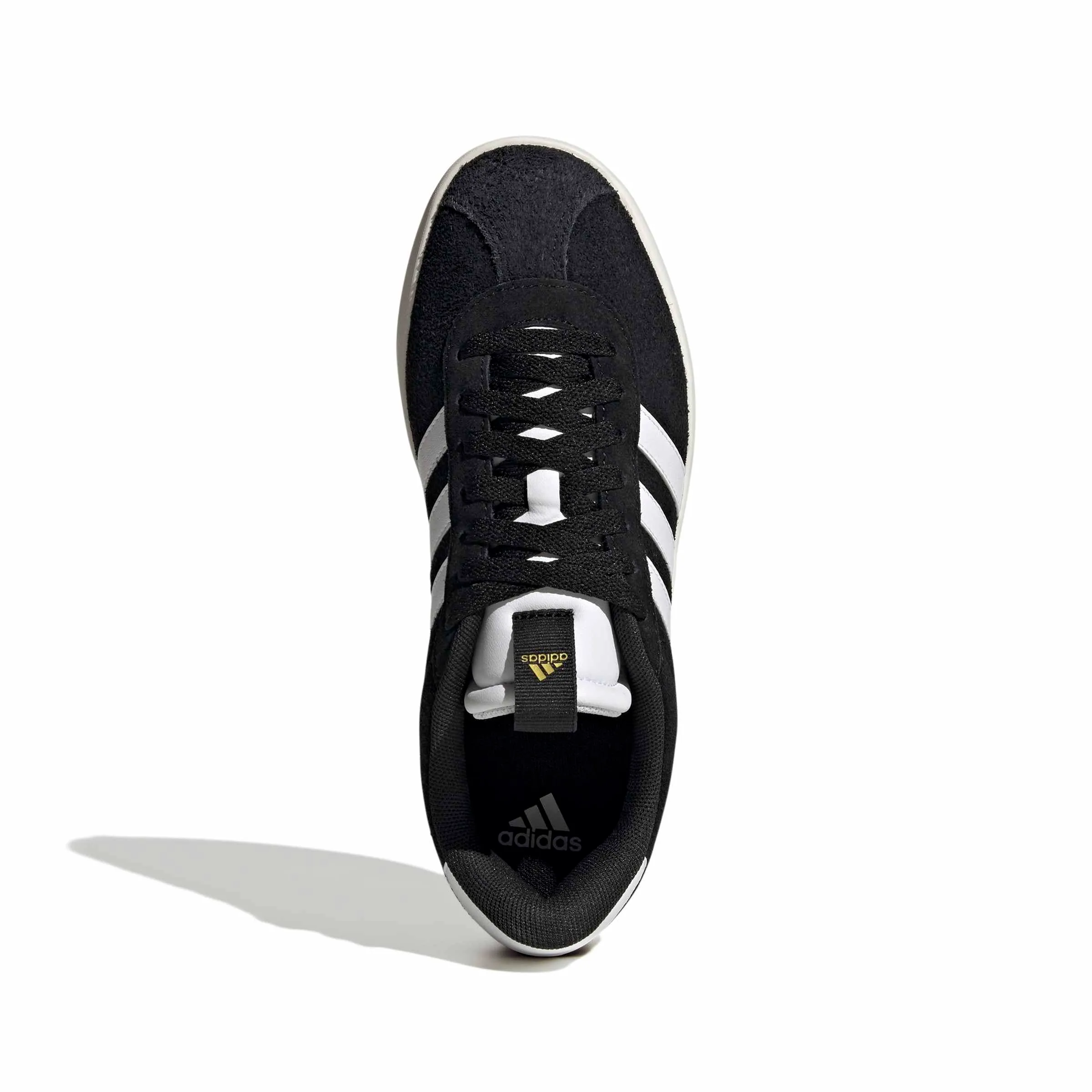 adidas VL Court 3.0 Sneaker da donna, Nero/Bianco/Oro Metallizzato, 11 - immagine 3