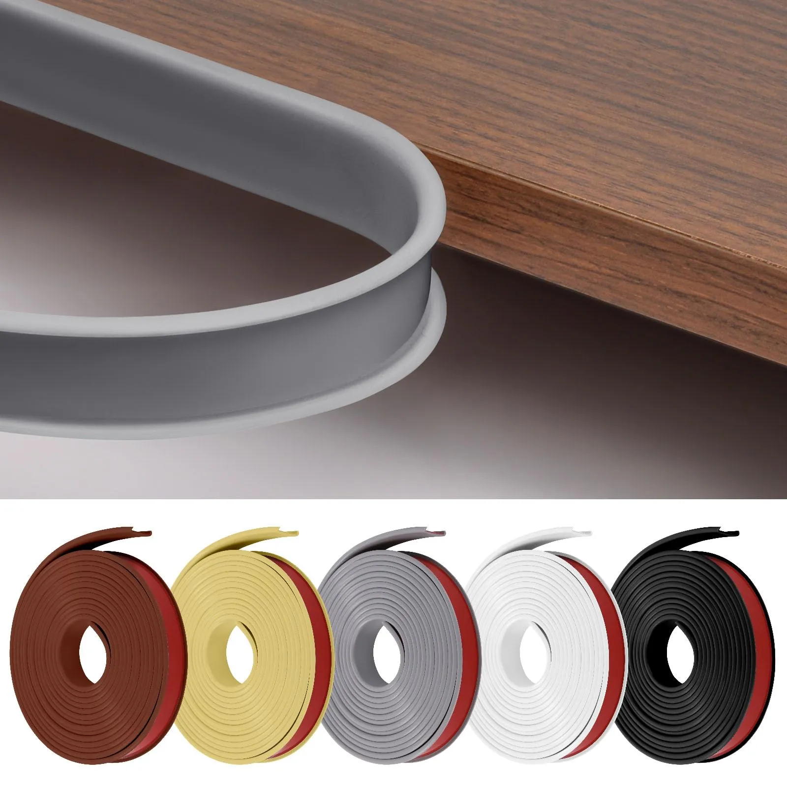 Flintronic Bordatura Autoadesiva a Forma di U, 5m x 16mm - immagine 9