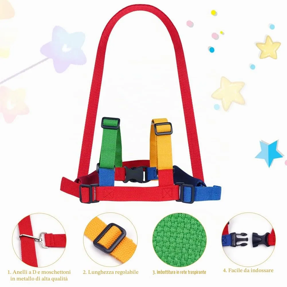 Aomig Imbracatura di Sicurezza Guinzaglio Anti-perso per Bambini - immagine 5