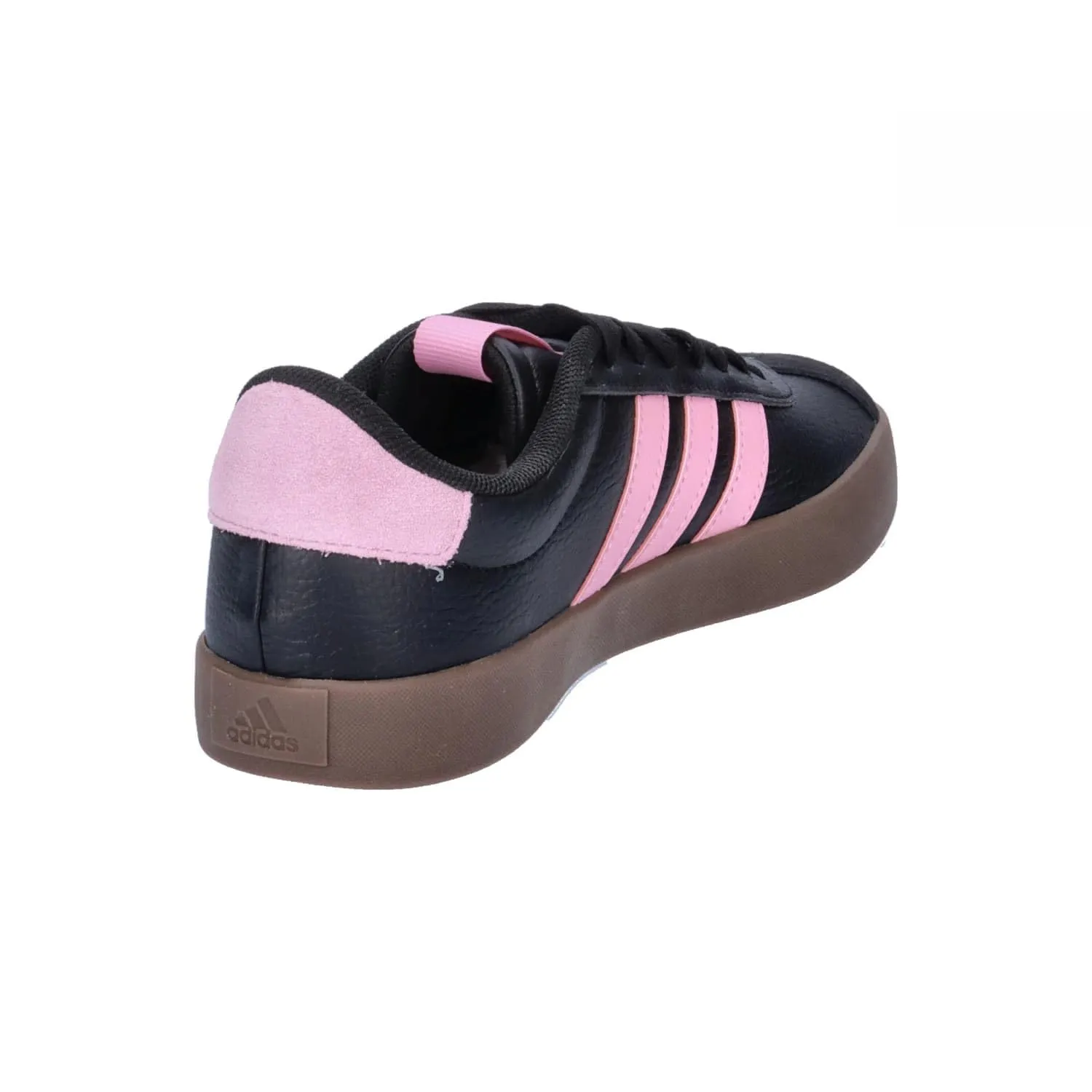 adidas VL Court 3.0 Women's Shoes - Core Black / Cloud White / Gold Metallic - 36 2/3 EU - immagine 6