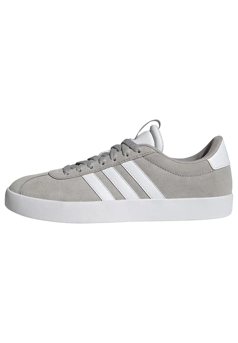 adidas VL Court 3.0 Shoes, Grey Two / Cloud White / Silver Metallic, 42 2/3 EU - immagine 1