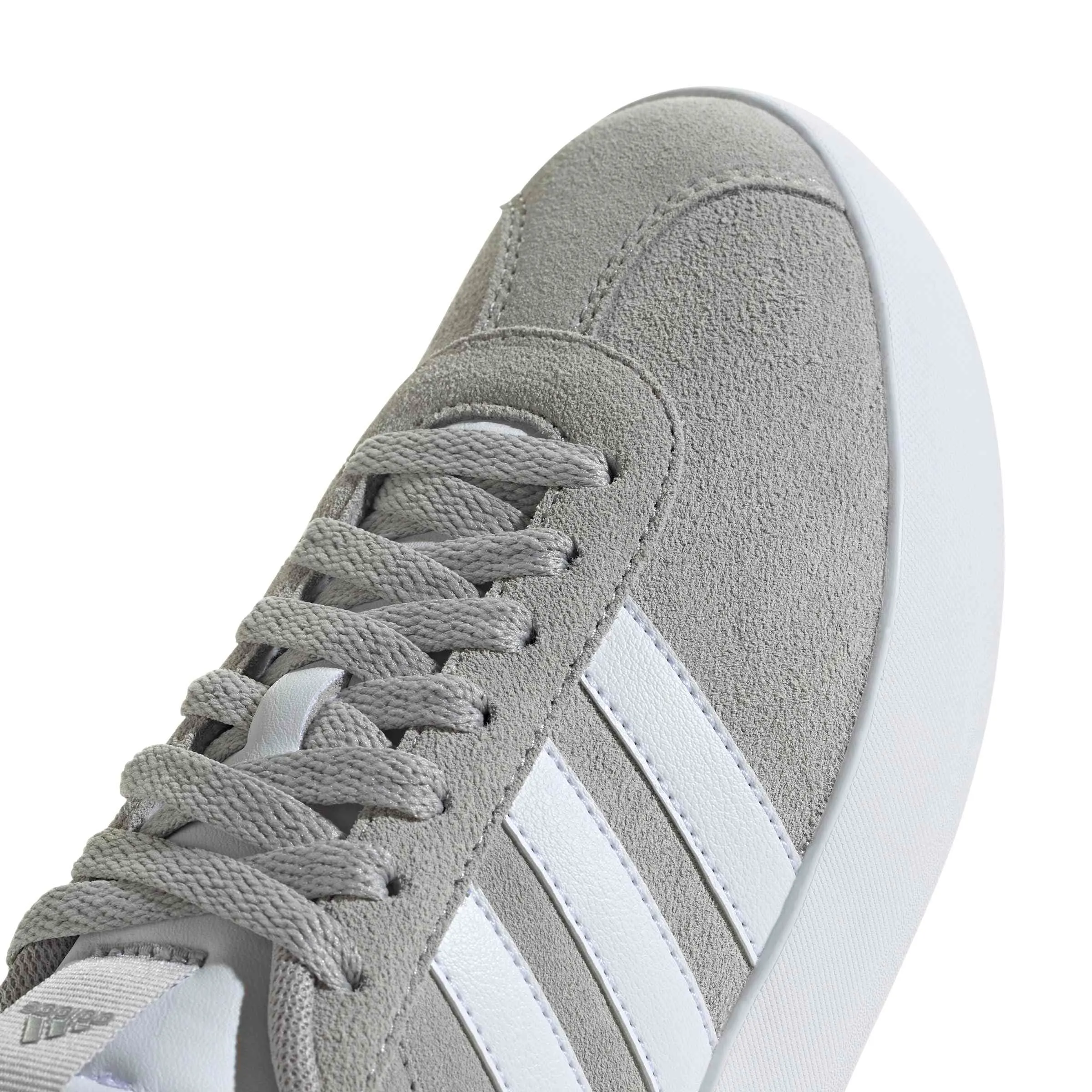 adidas VL Court 3.0 Shoes - Grey Two/Cloud White/Silver Metallic - 38 EU - immagine 5