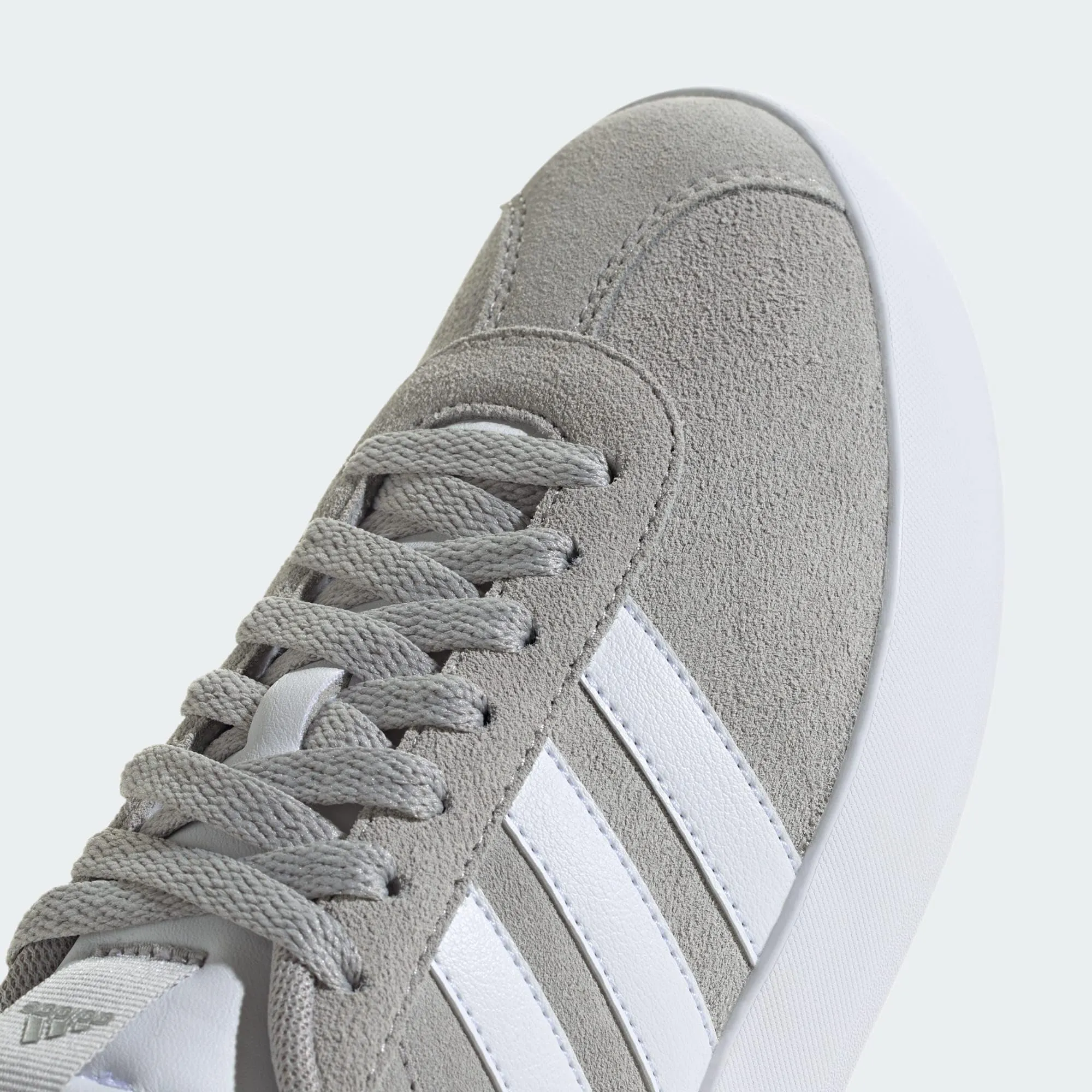 adidas VL Court 3.0 Shoes, Grey Two/Cloud White/Silver Metallic, 42 EU - immagine 7