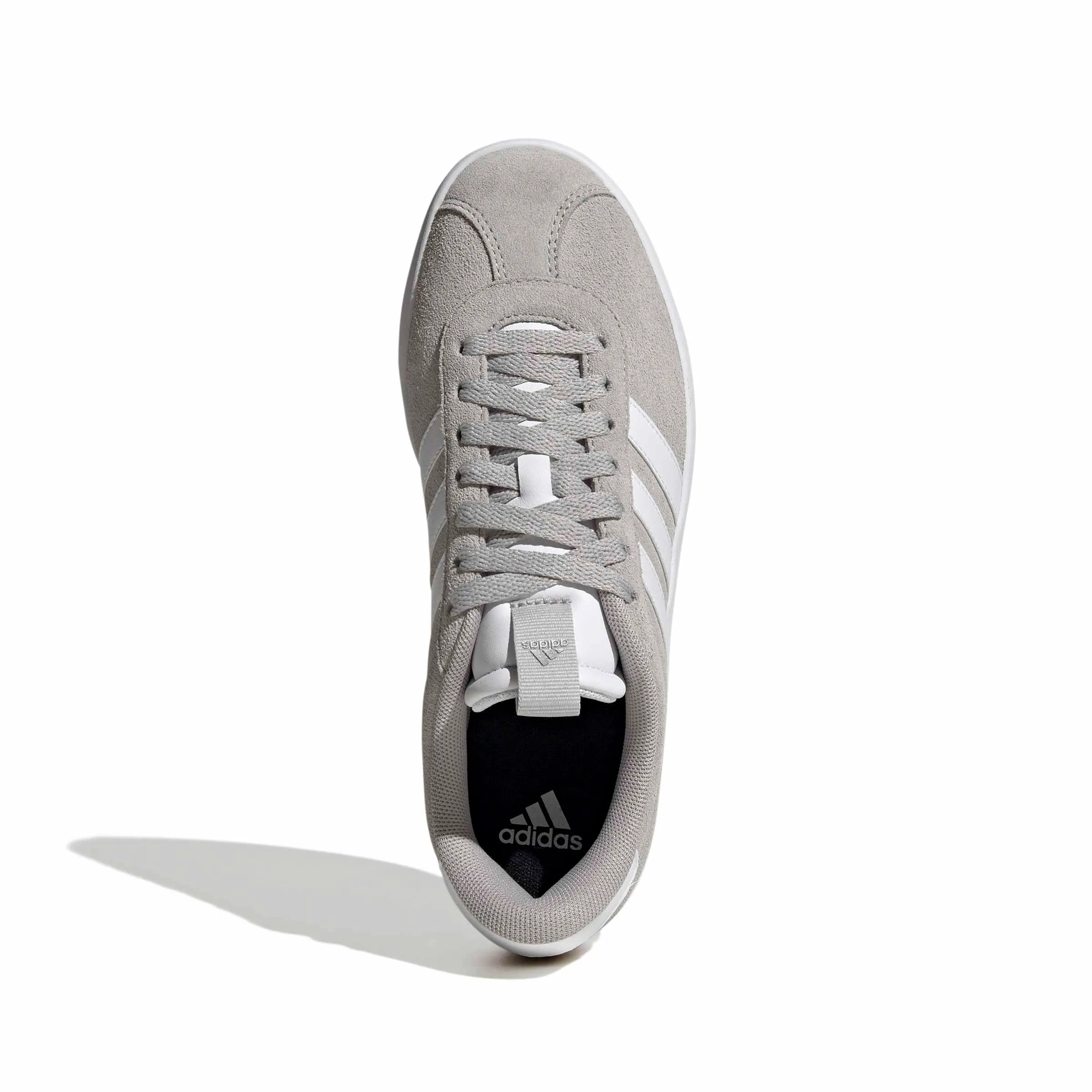 adidas VL Court 3.0 Shoes, Grey Two / Cloud White / Silver Metallic, 41 1/3 EU - immagine 7