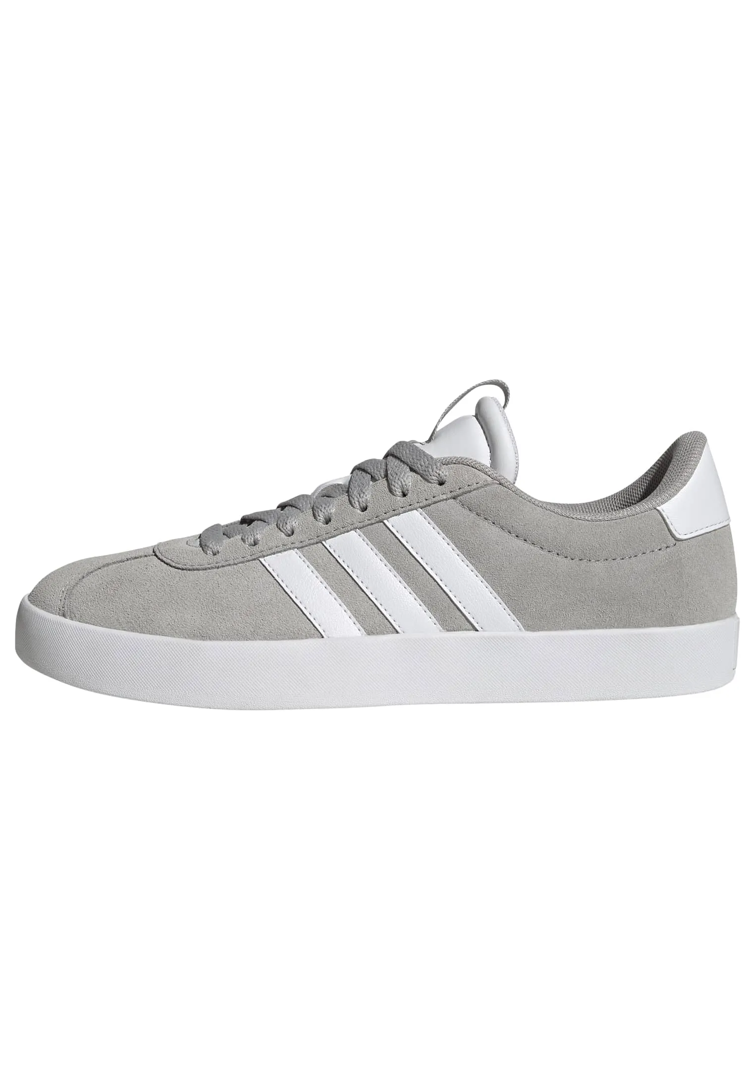 adidas VL Court 3.0 Shoes, Grey Two / Cloud White / Silver Metallic, 40 2/3 EU - immagine 1