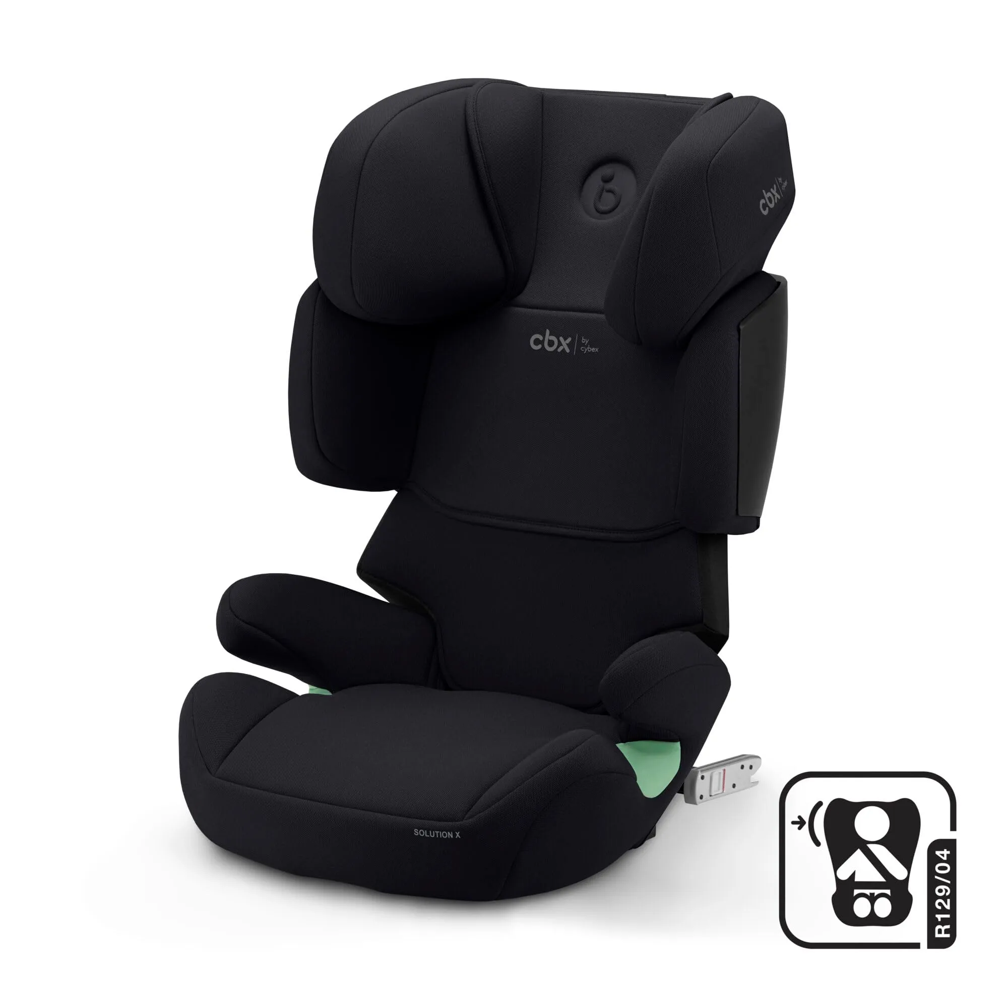 Cybex Solution X i-Fix Seggiolino Auto, 100-150 cm, 15-50 kg, Pure Black - immagine 2