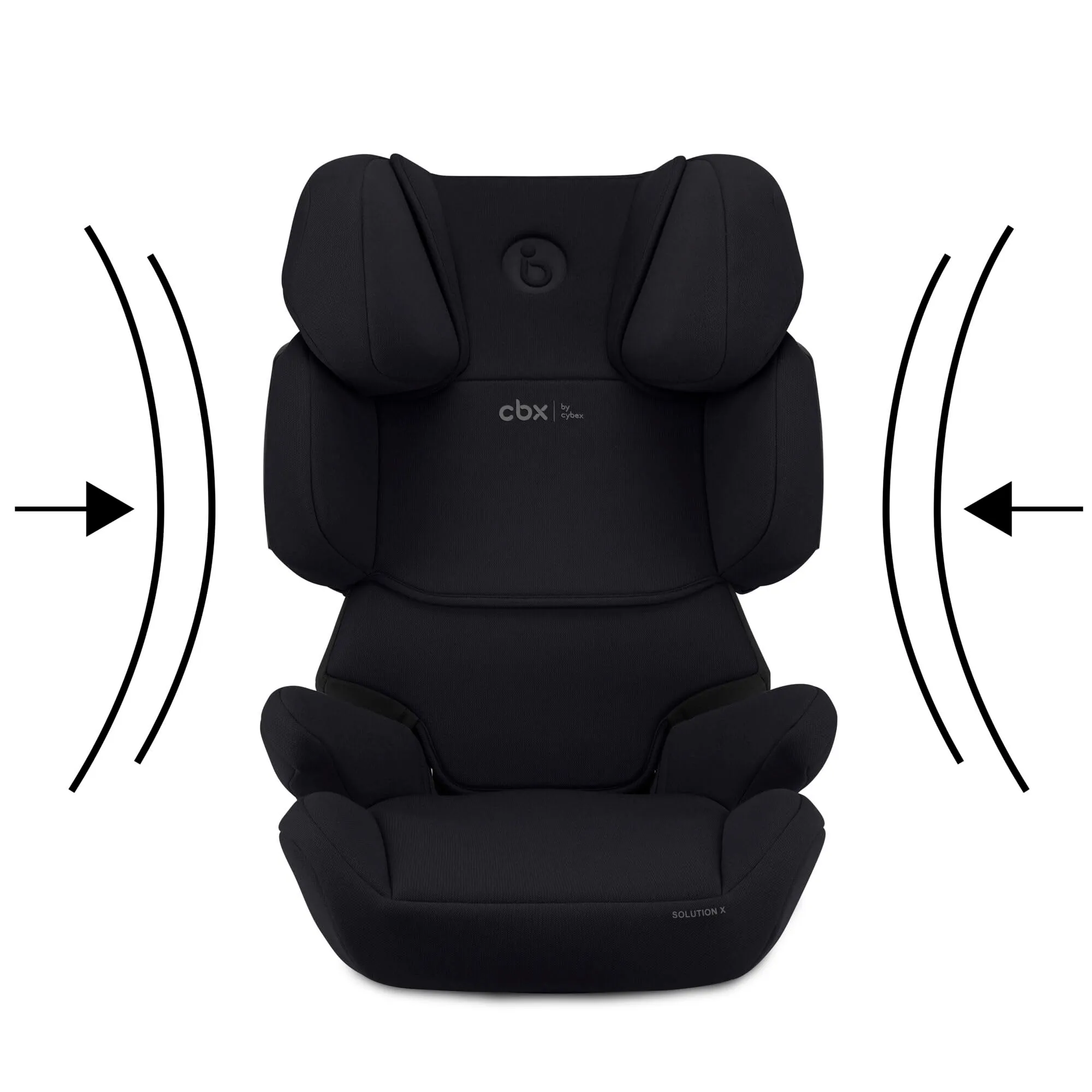 Cybex Solution X i-Fix Seggiolino Auto, 100-150 cm, 15-50 kg, Pure Black - immagine 8