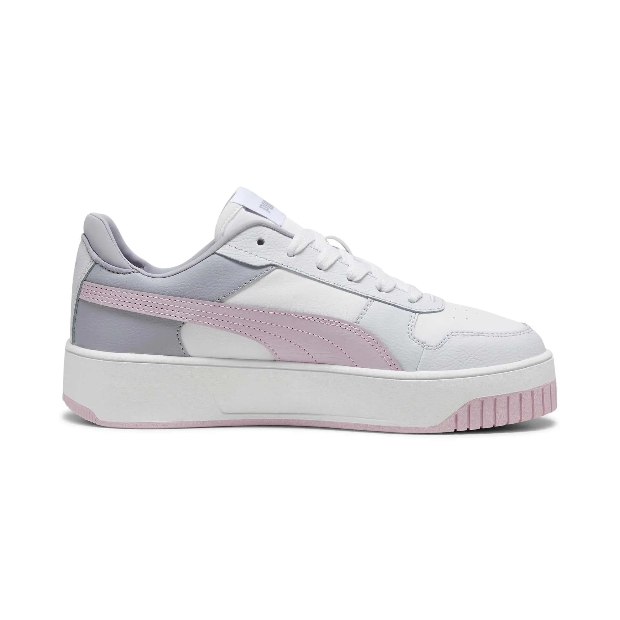 PUMA Women's Carina Street Sneakers, Puma White Grape Mist Puma Silver, 36 EU - immagine 3