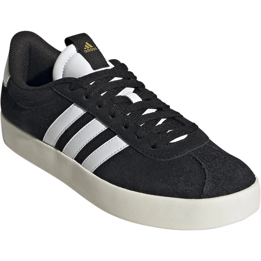 adidas VL Court 3.0 Shoes - Core Black / Cloud White / Gold Metallic - 42 EU - immagine 3