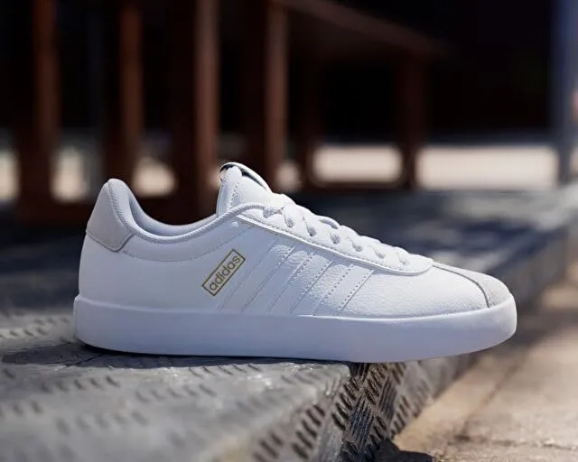 adidas VL Court 3.0 Shoes, Cloud White / Grey One, 40 2/3 EU - immagine 2