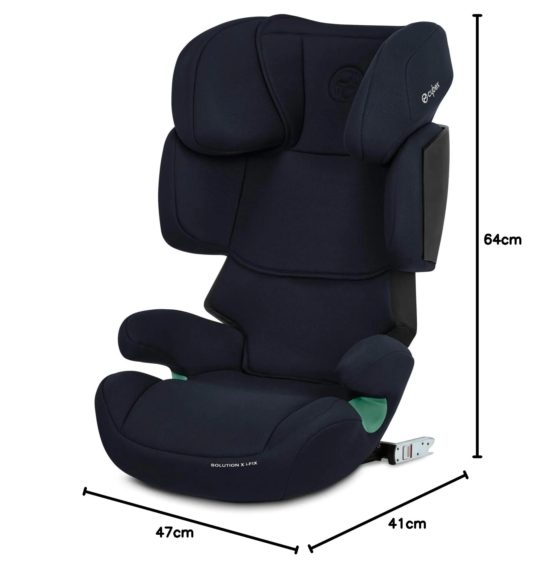 Cybex Solution X i-Fix Seggiolino Auto, 3-12 Anni (100-150 cm, 15-50 kg), Blue Moon - immagine 11