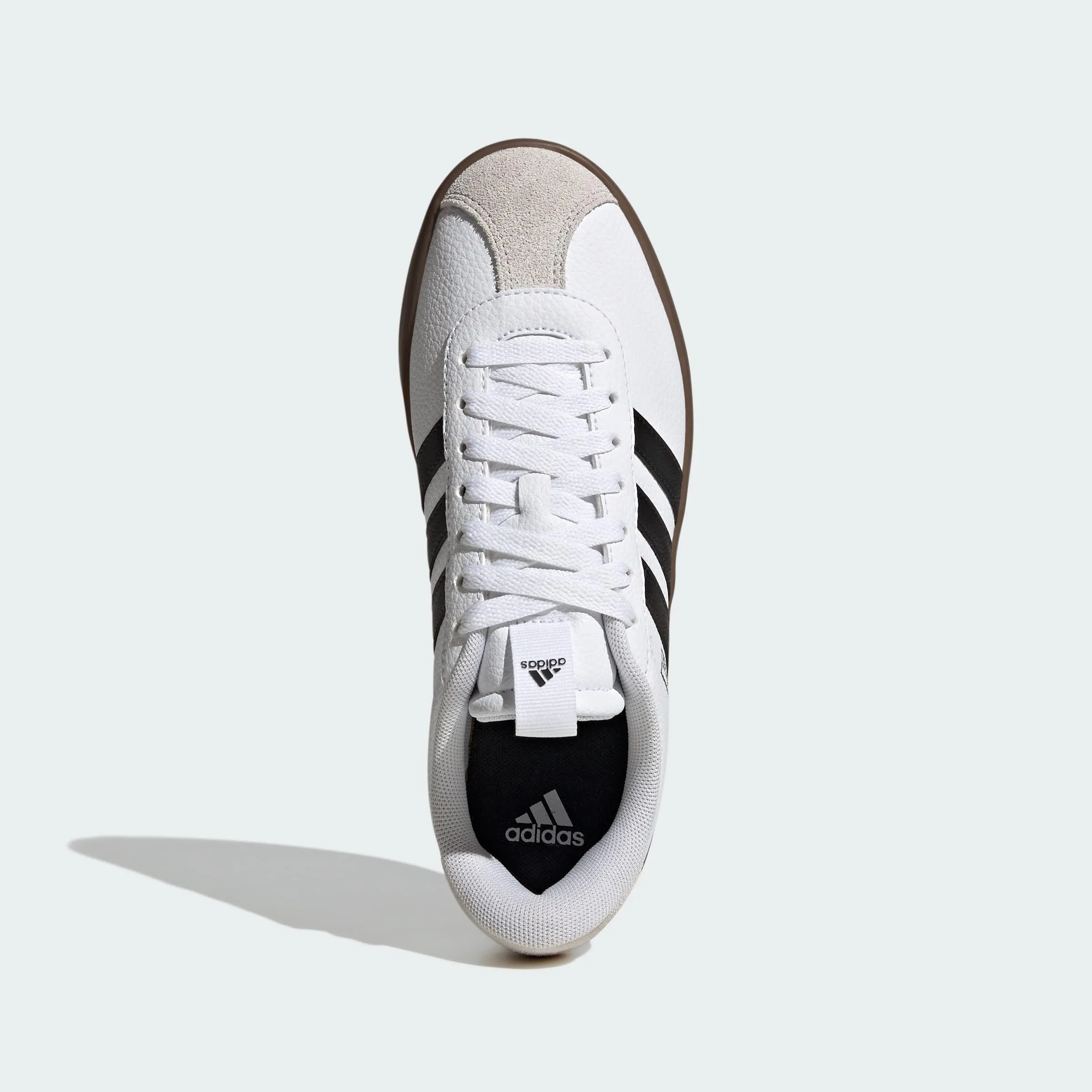 adidas VL Court 3.0 Shoes - Cloud White/Core Black/Grey One - 42 2/3 EU - immagine 5