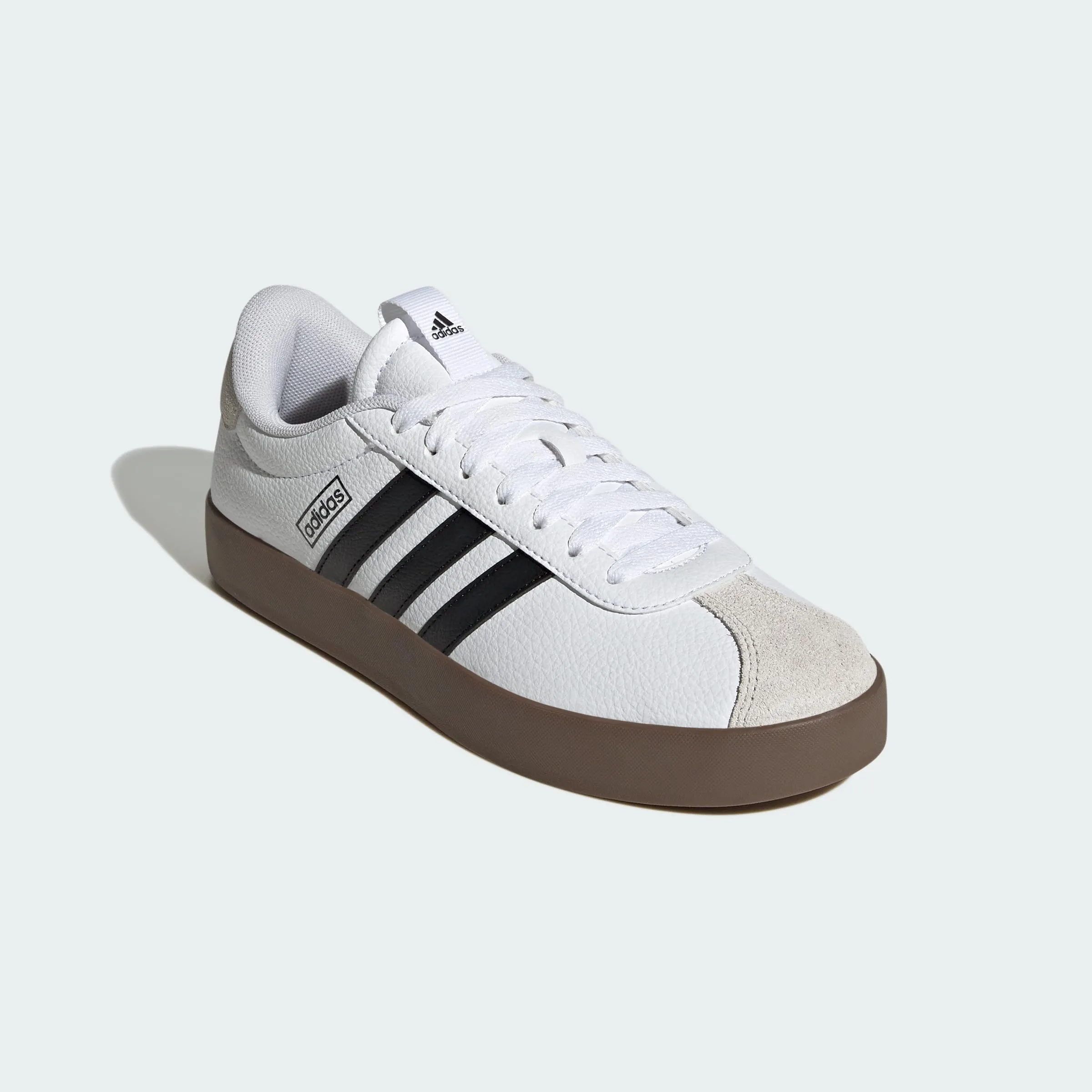 adidas VL Court 3.0 Shoes - Cloud White/Core Black/Grey One - 42 2/3 EU - immagine 7
