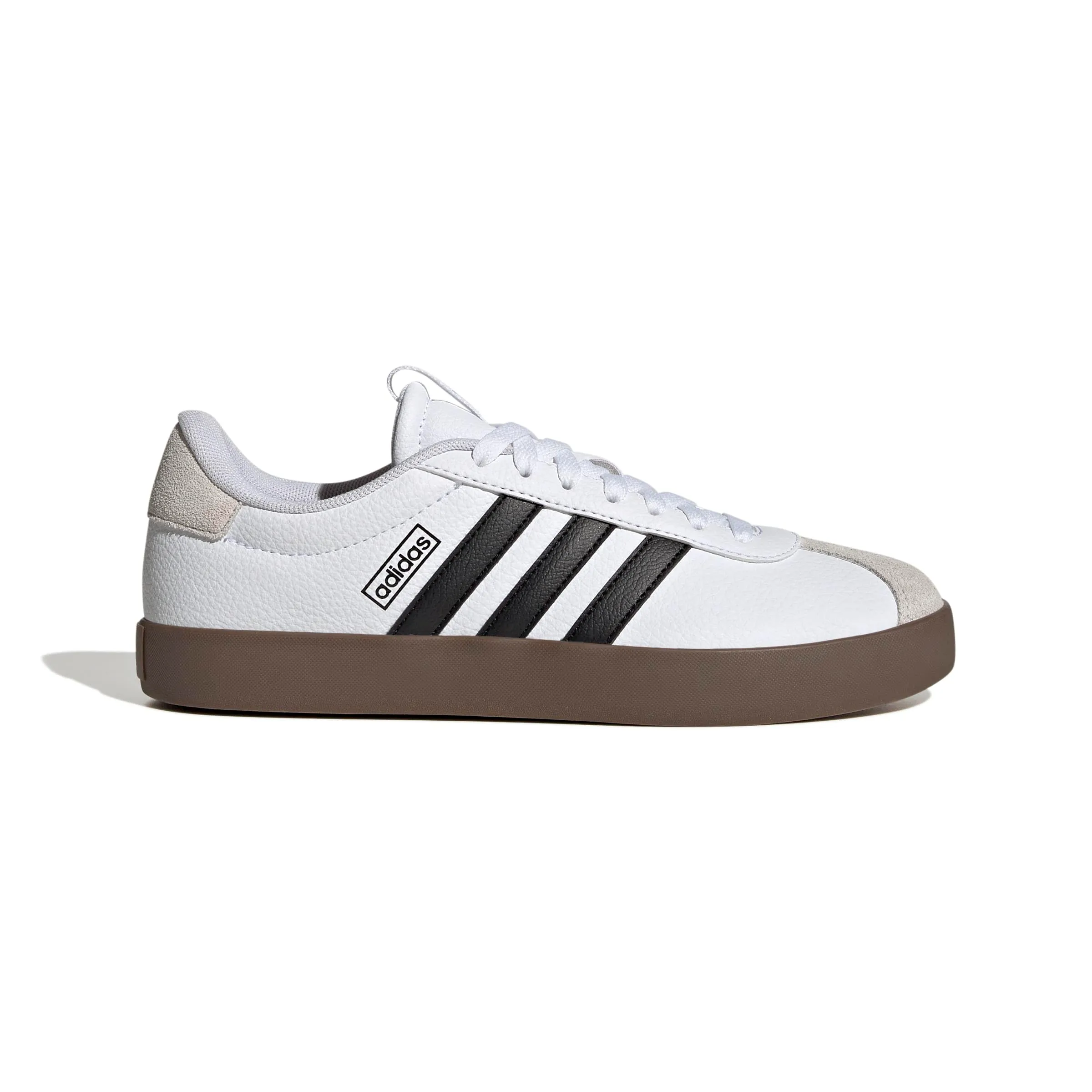 adidas VL Court 3.0 Shoes, Cloud White/Core Black/Grey One, 36 2/3 EU - immagine 4