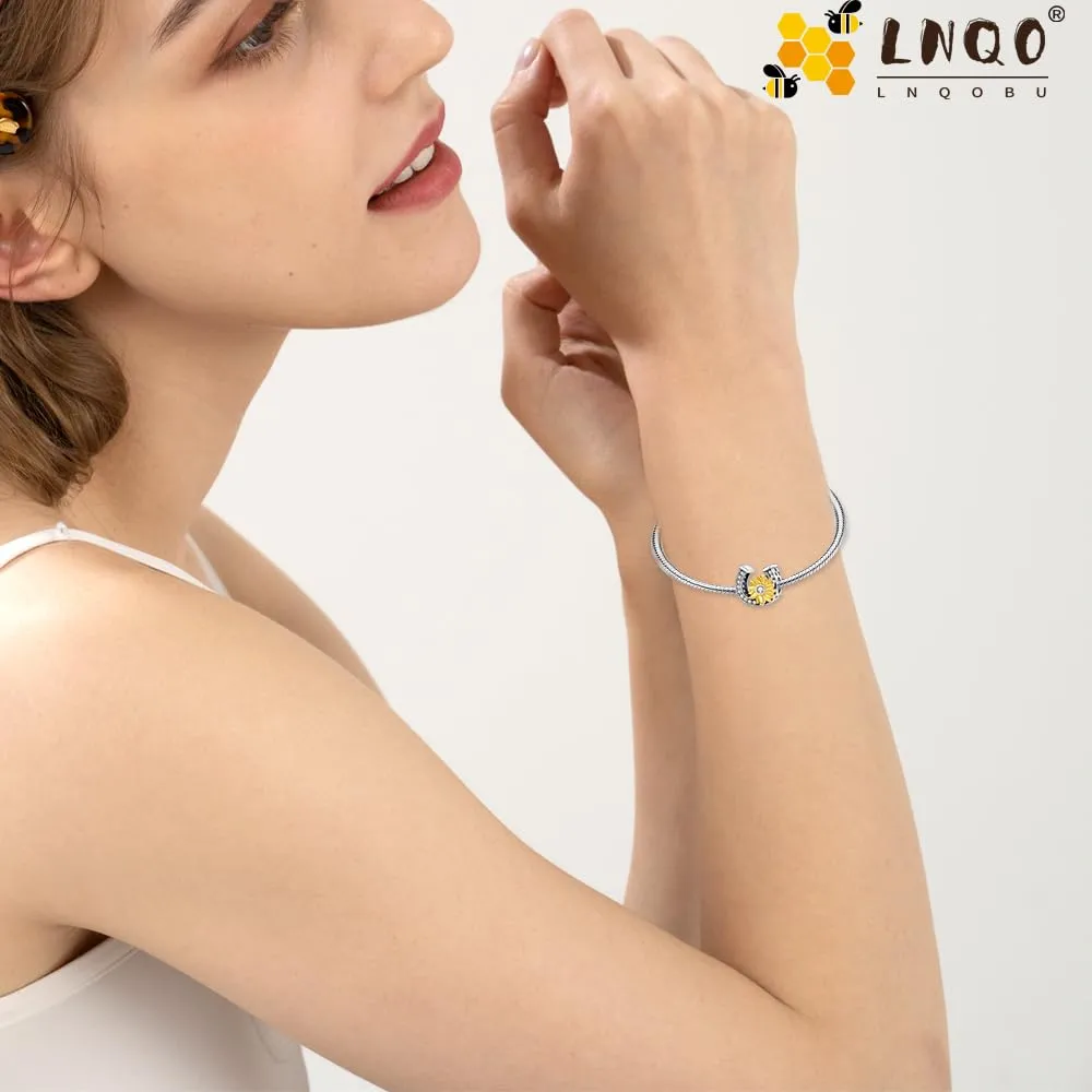 LNQOBU Ciondolo Charm Donna in Argento Sterling 925 per Bracciali e Collane - immagine 3