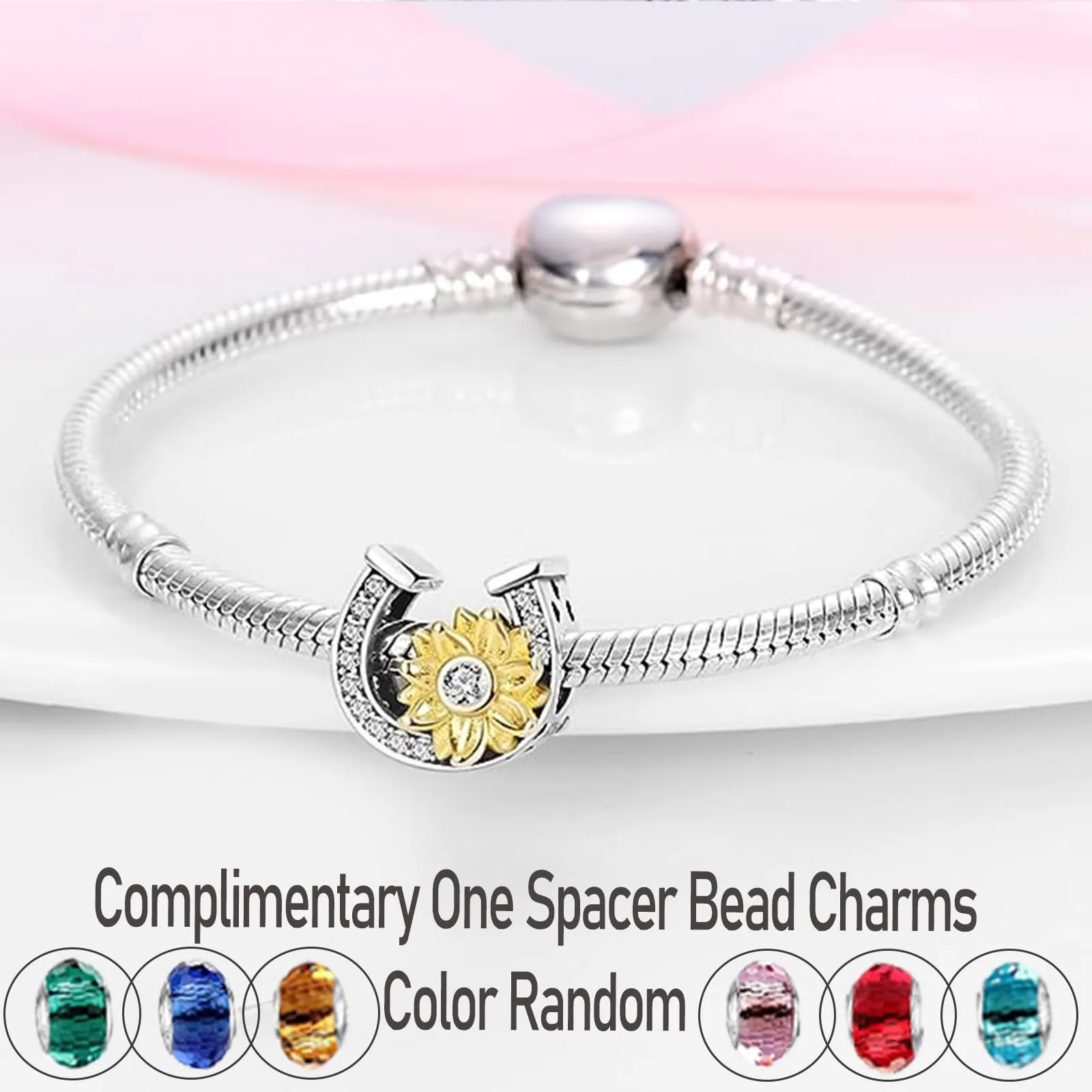 LNQOBU Ciondolo Charm Donna in Argento Sterling 925 per Bracciali e Collane - immagine 4