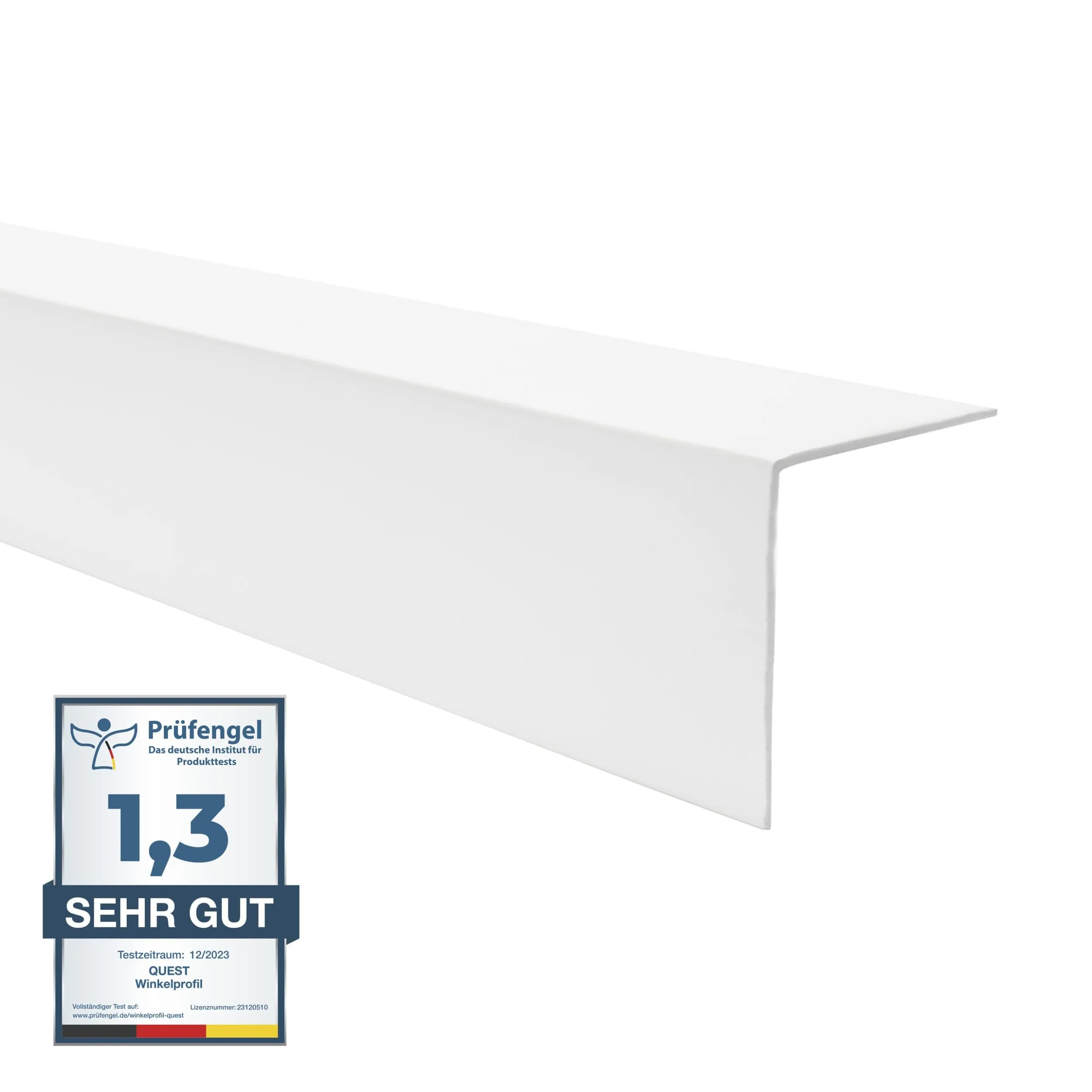 Quest Paraspigoli PVC Rigido 15x15 mm - Bianco, 200 cm - immagine 1