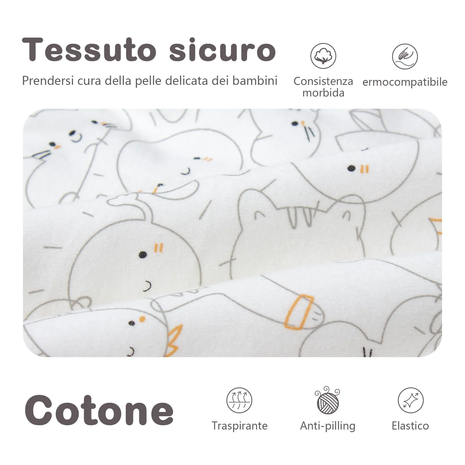 MIKAFEN Sacco Nanna con Gambe per Bambini, 2.5 Tog, 18-36 Mesi - immagine 7