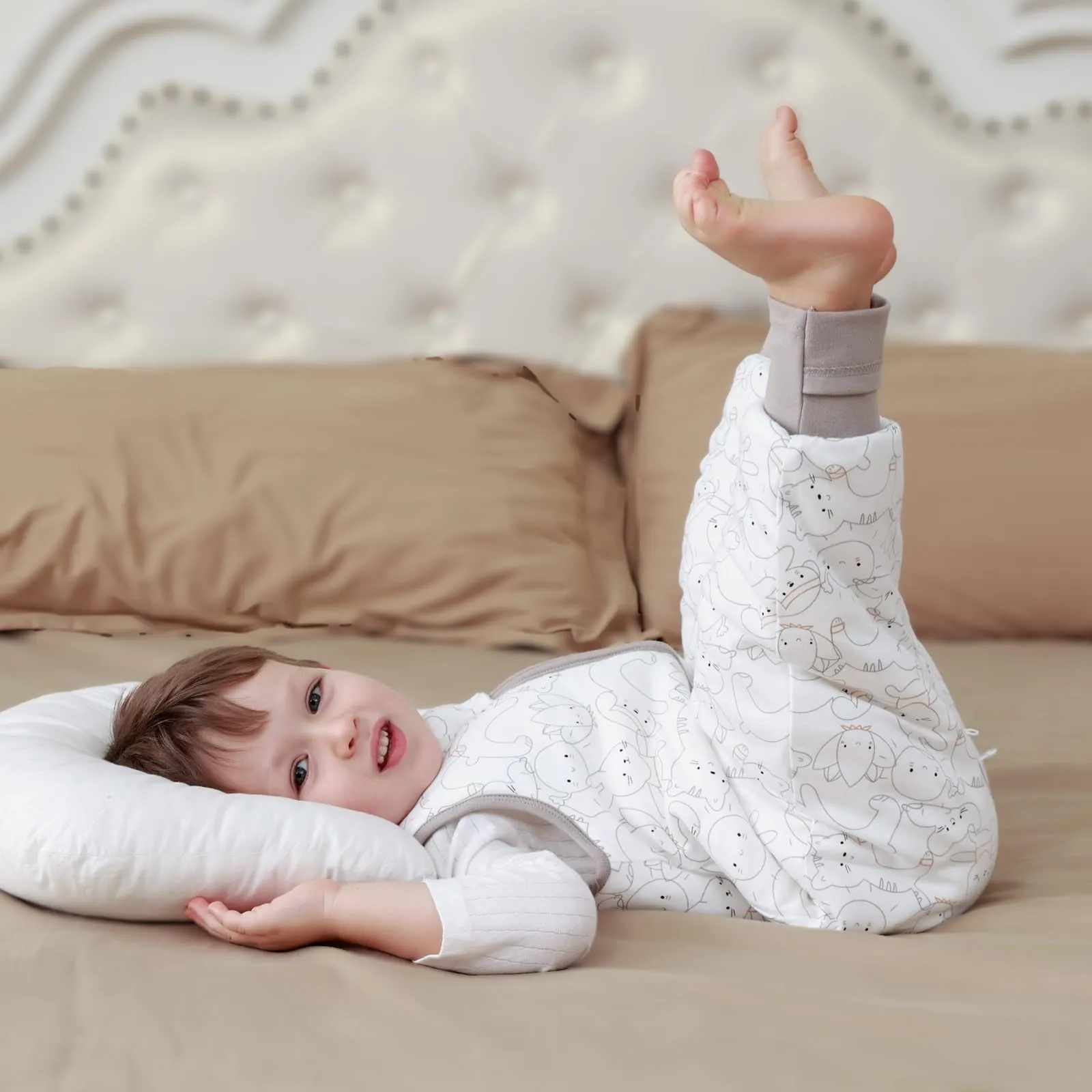 MIKAFEN Sacco Nanna con Gambe per Bambini, 2.5 Tog, 18-36 Mesi - immagine 9