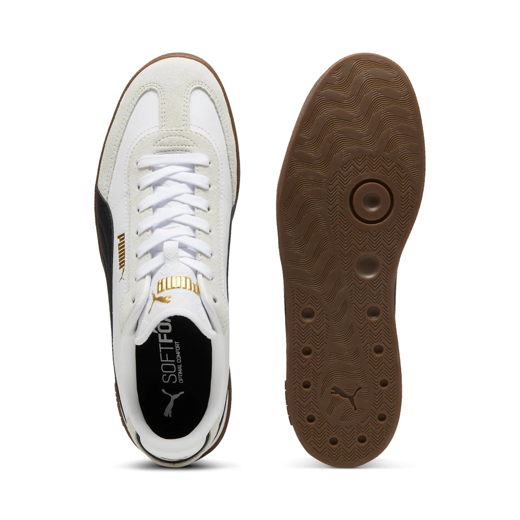 Puma Club II Era Sneaker - Puma White/Puma Black/Vapor Gray - 44.5 EU - immagine 6
