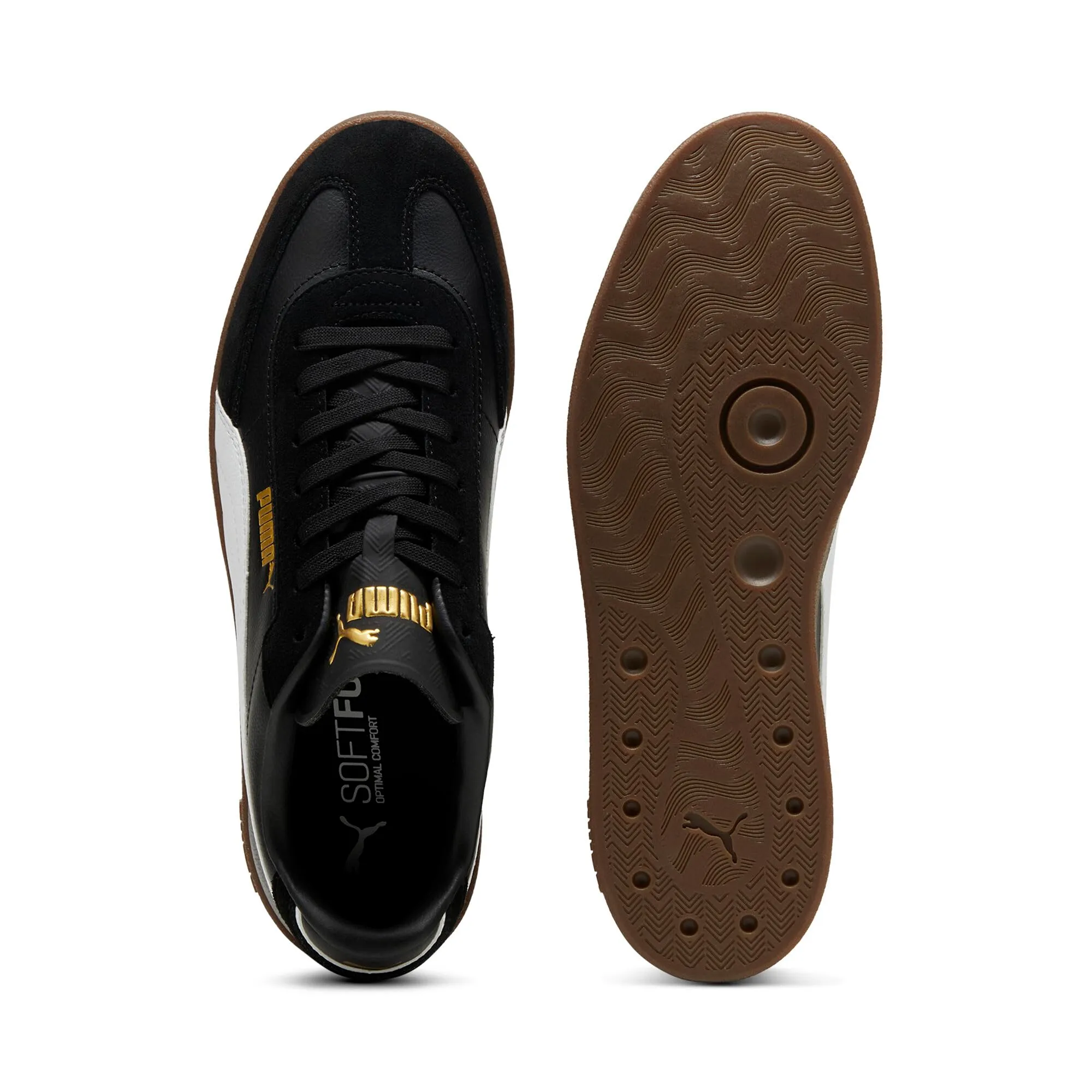 Puma Club II Era Sneaker, Puma Black-Puma White-Puma Gold, 47 EU - immagine 6
