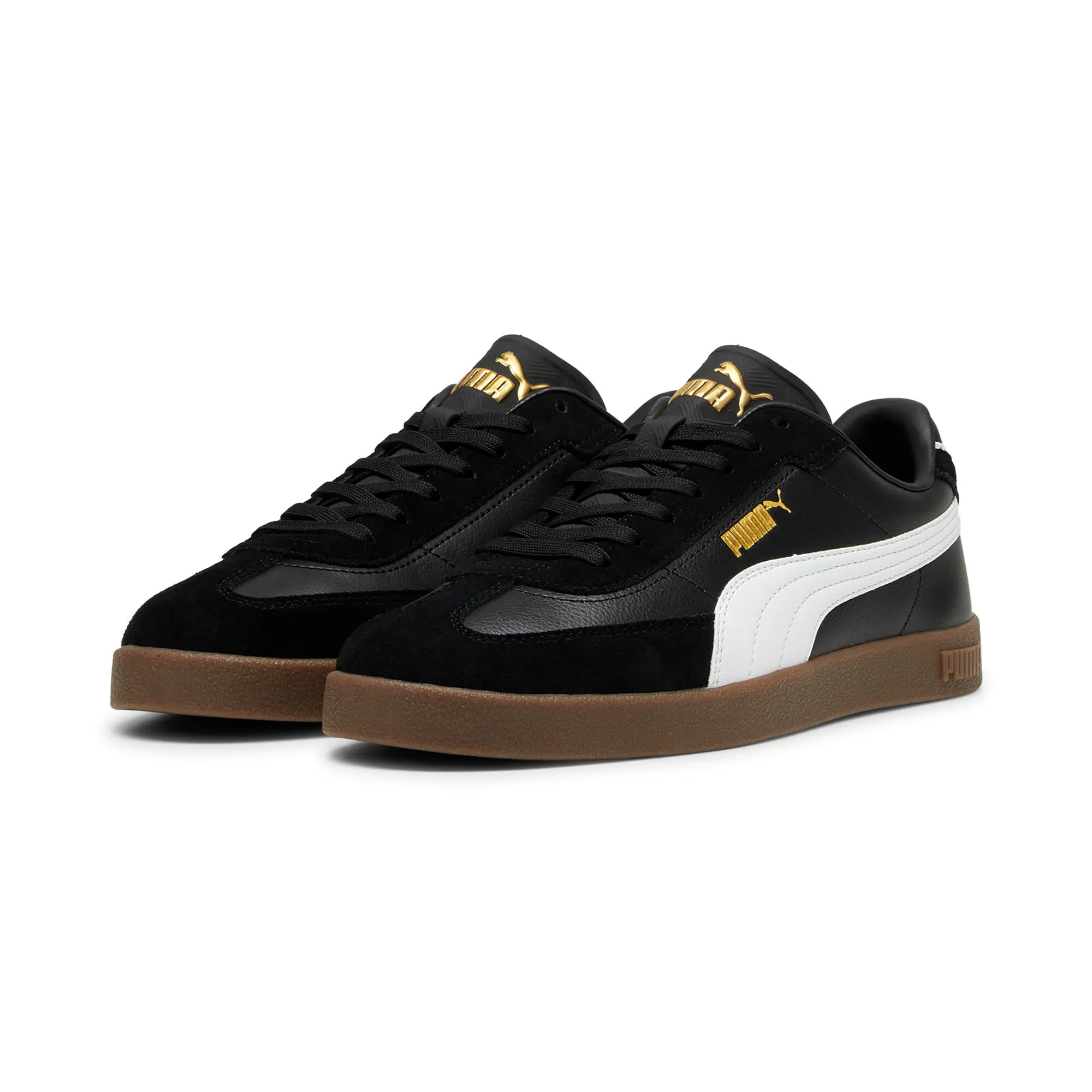 Puma Club II Era Sneaker, Puma Black-Puma White-Puma Gold, 40.5 EU - immagine 4